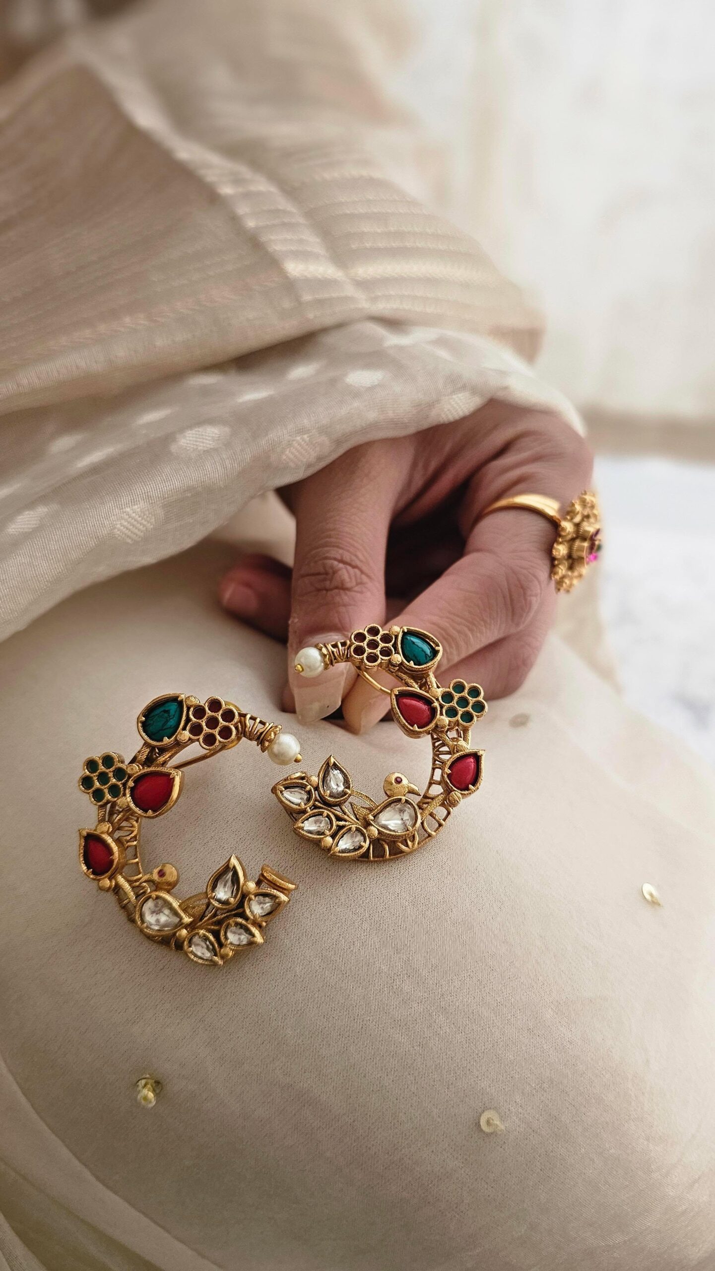 Girisha handcrafted earrings Thumbnail