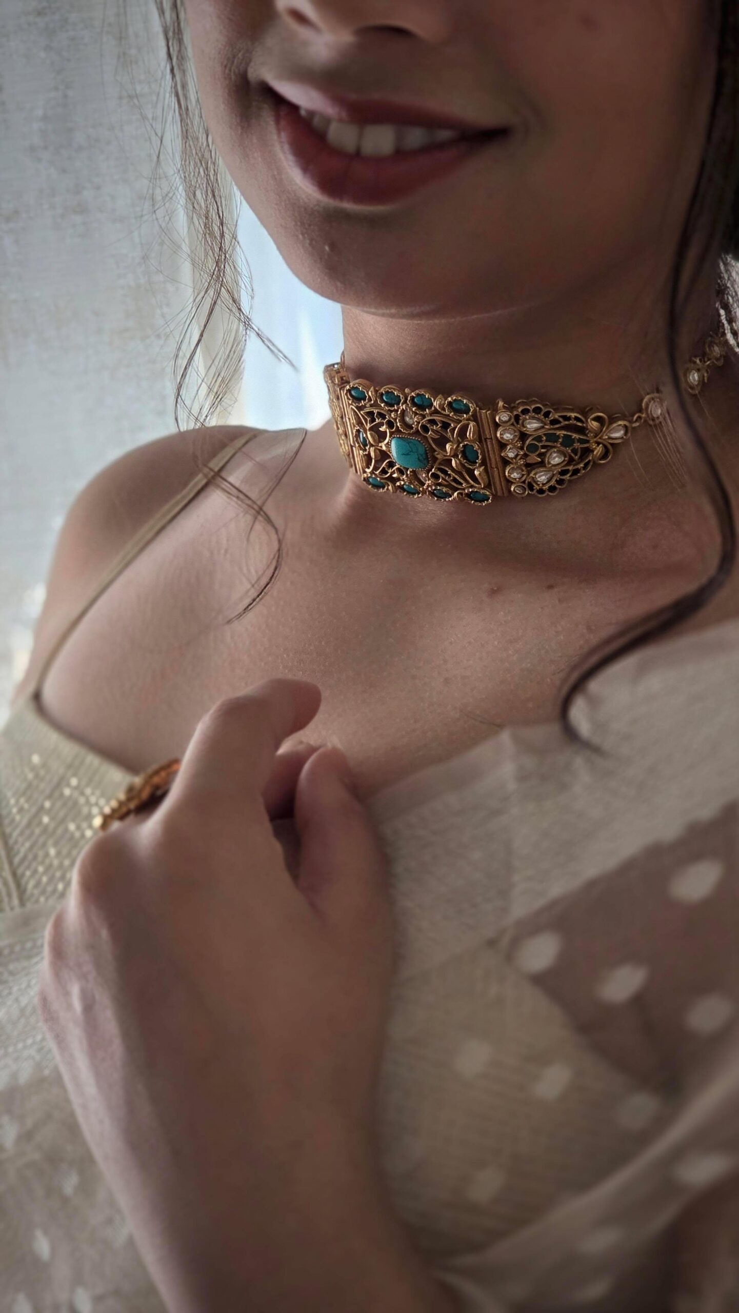 Megha handcrafted choker Thumbnail