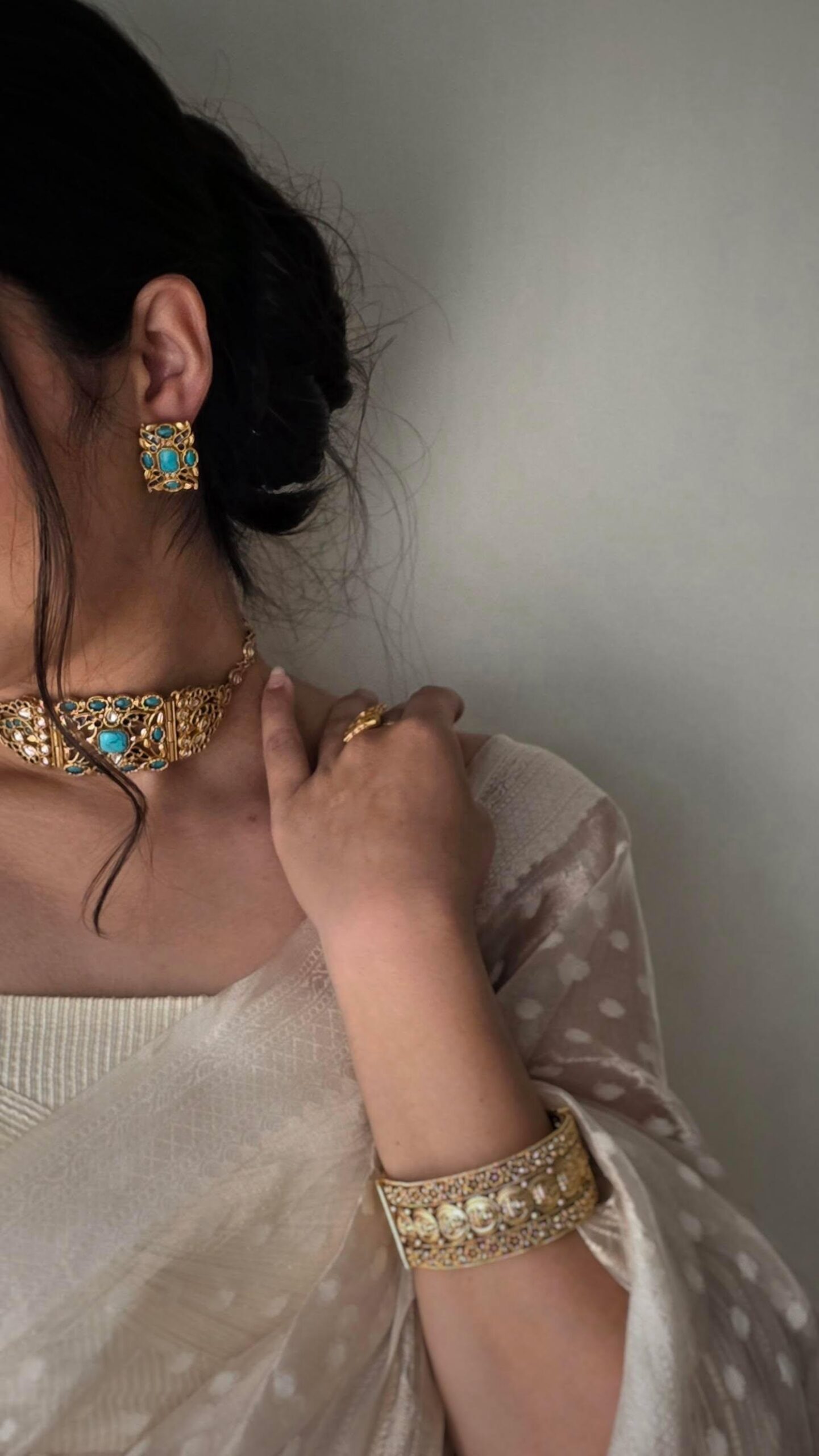 Megha handcrafted choker Thumbnail