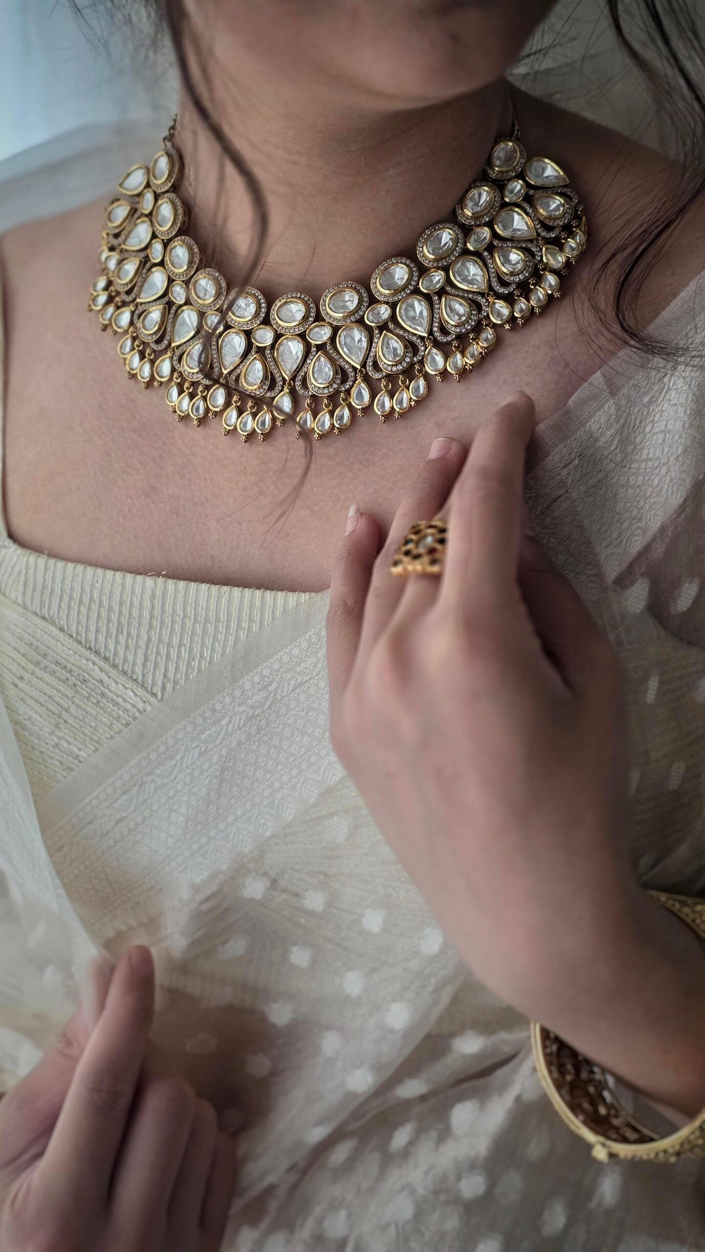 Ramsha polki necklace Thumbnail