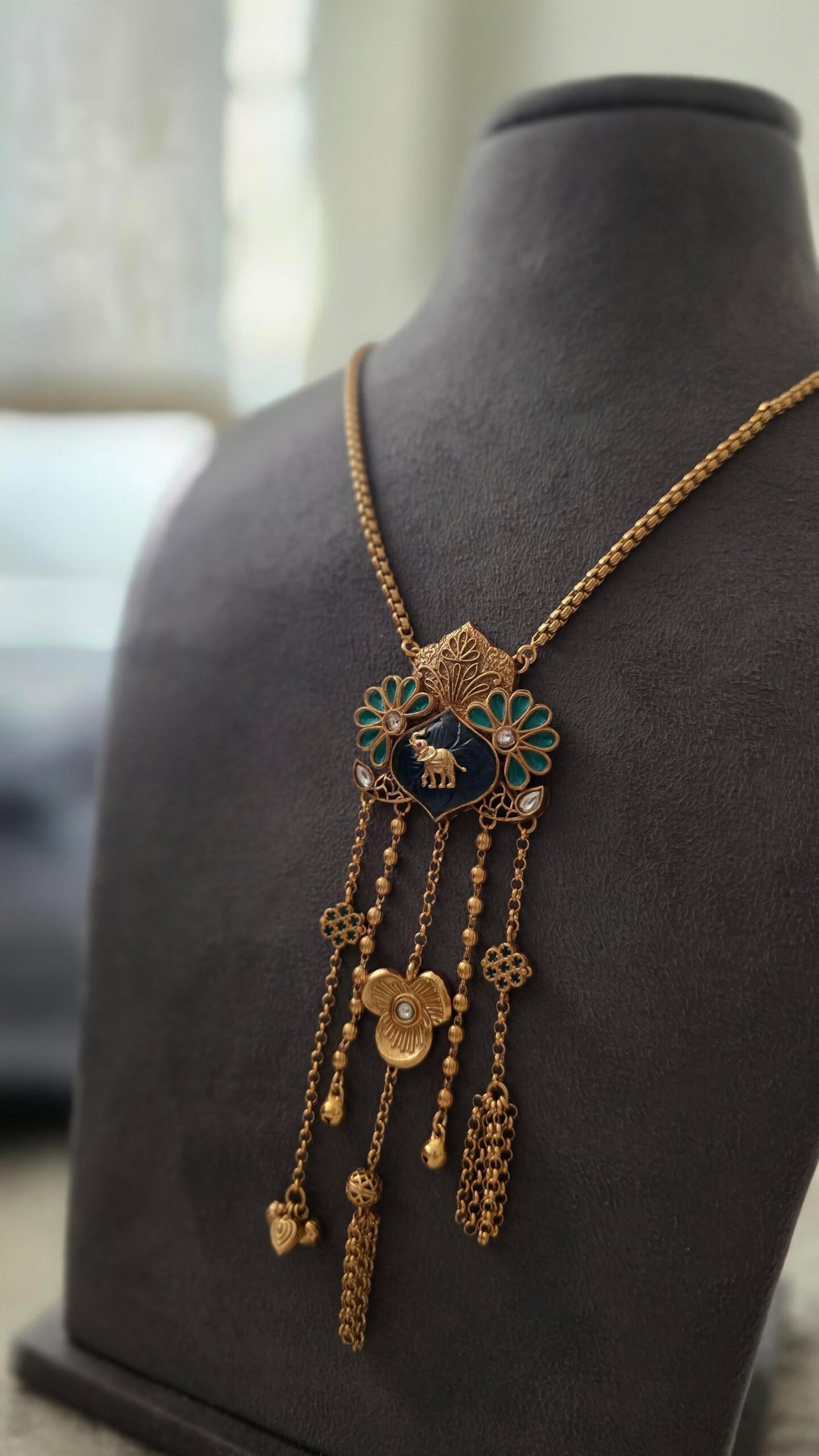 Madhuban handcrafted delicate necklace Thumbnail