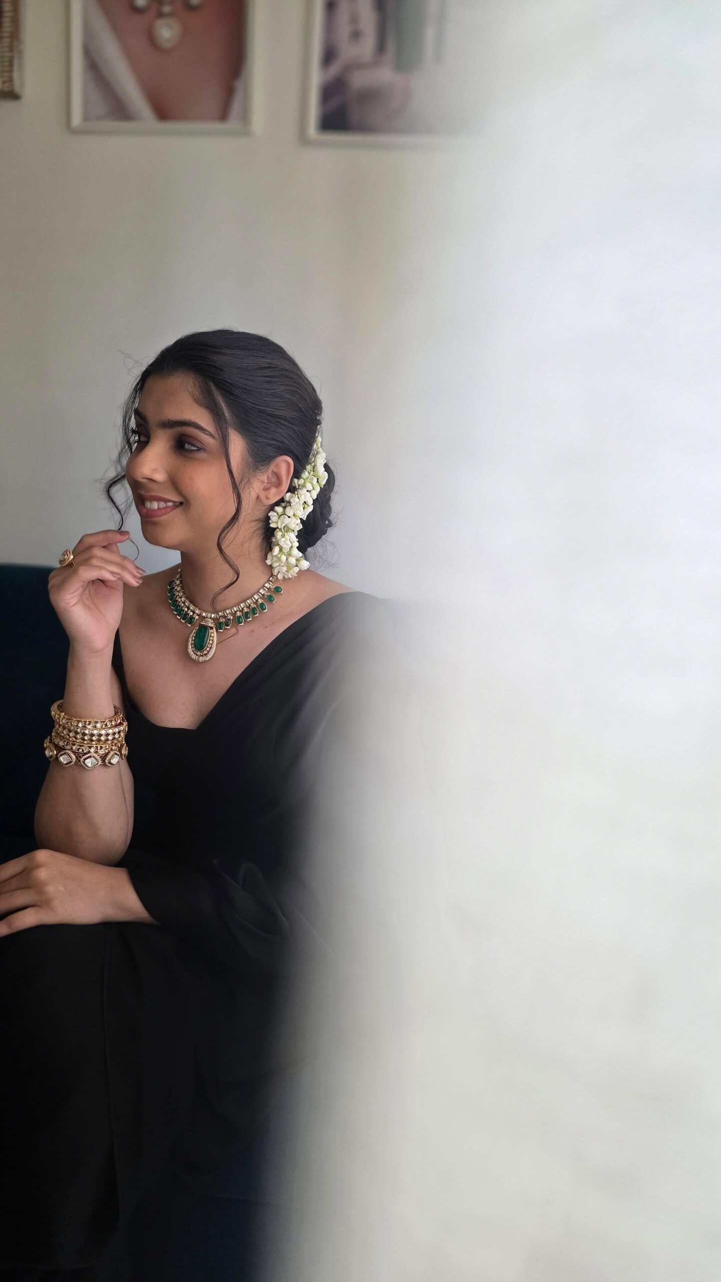 Rubina quartz and polki necklace Thumbnail