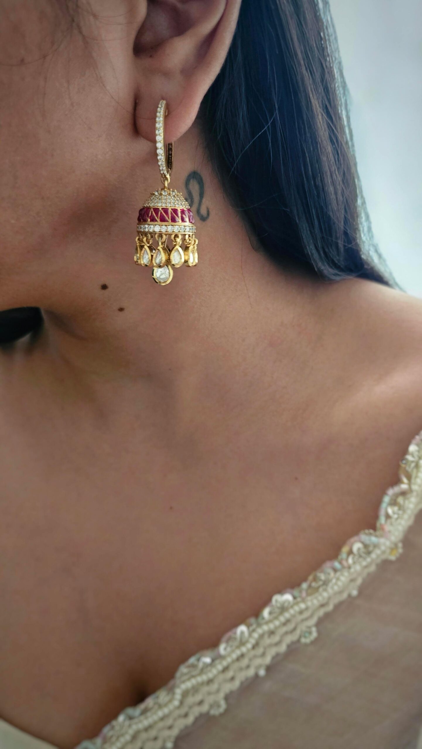 Aarna polki jhumki Thumbnail