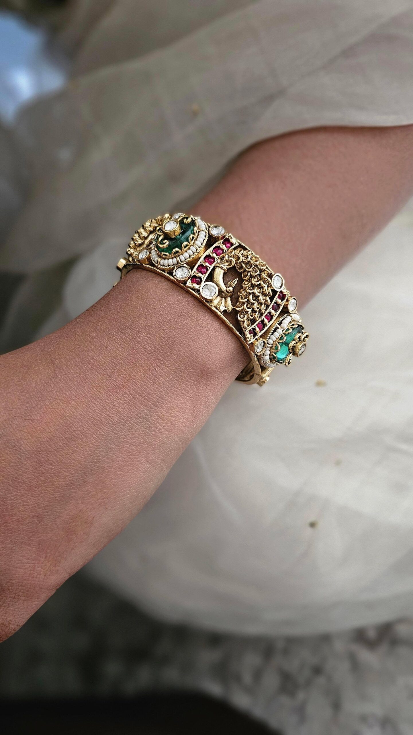 Mehal handcrafted openable bangles Thumbnail