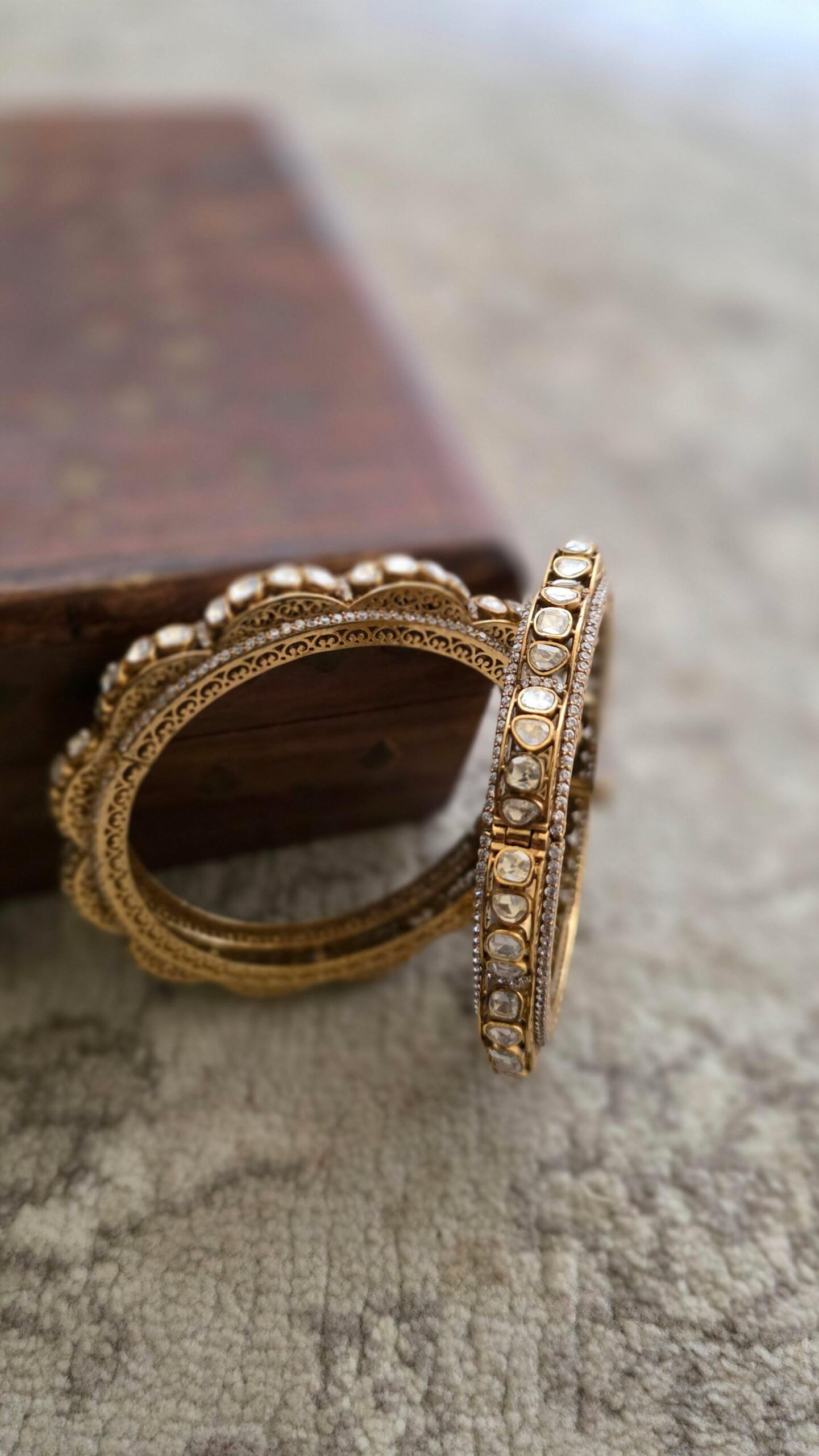 Nupura openable polki bangles Thumbnail