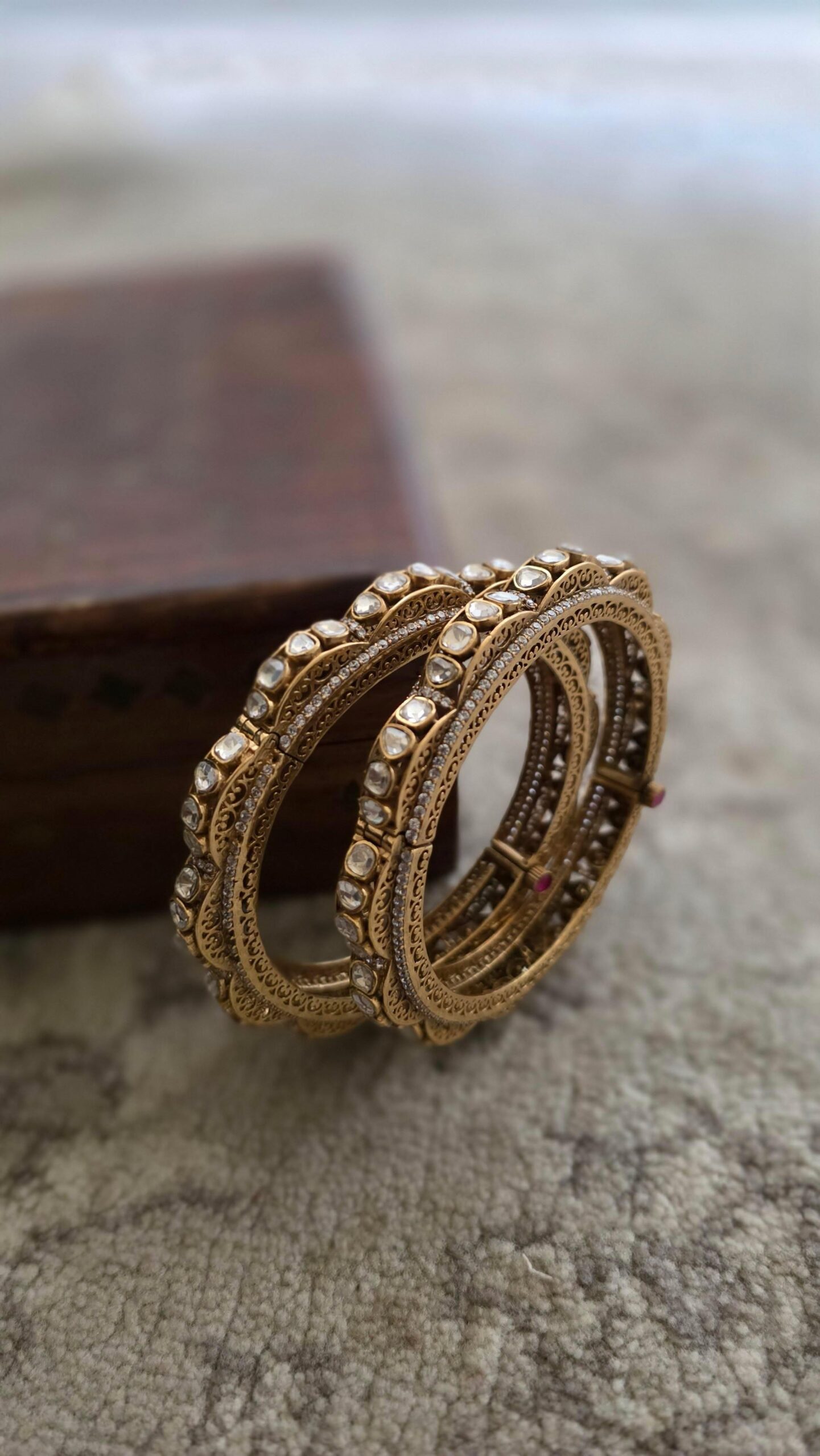 Nupura openable polki bangles Thumbnail