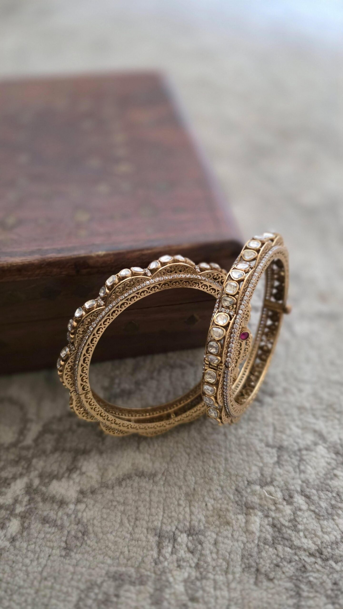 Nupura openable polki bangles Thumbnail