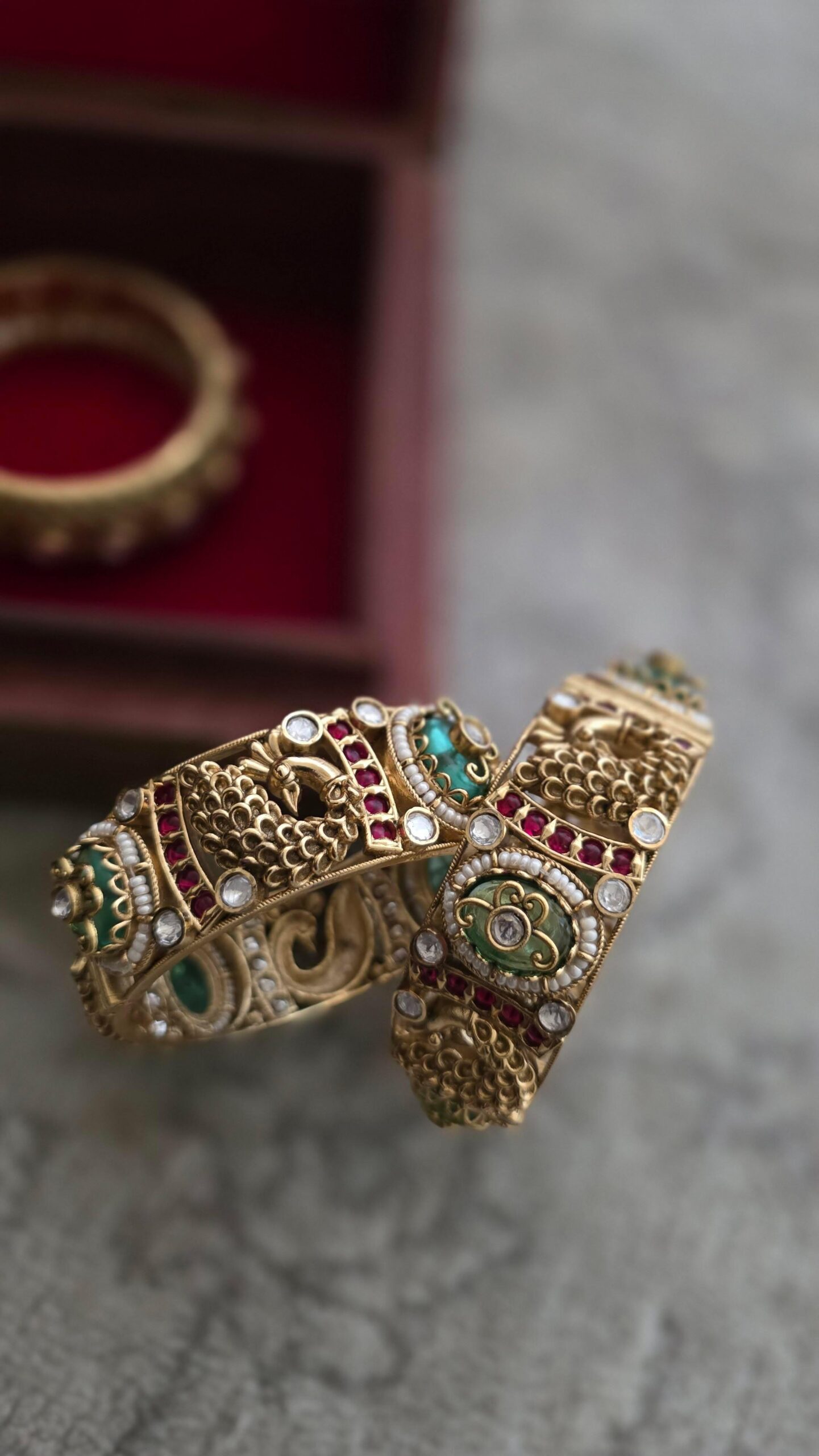 Mehal handcrafted openable bangles Thumbnail