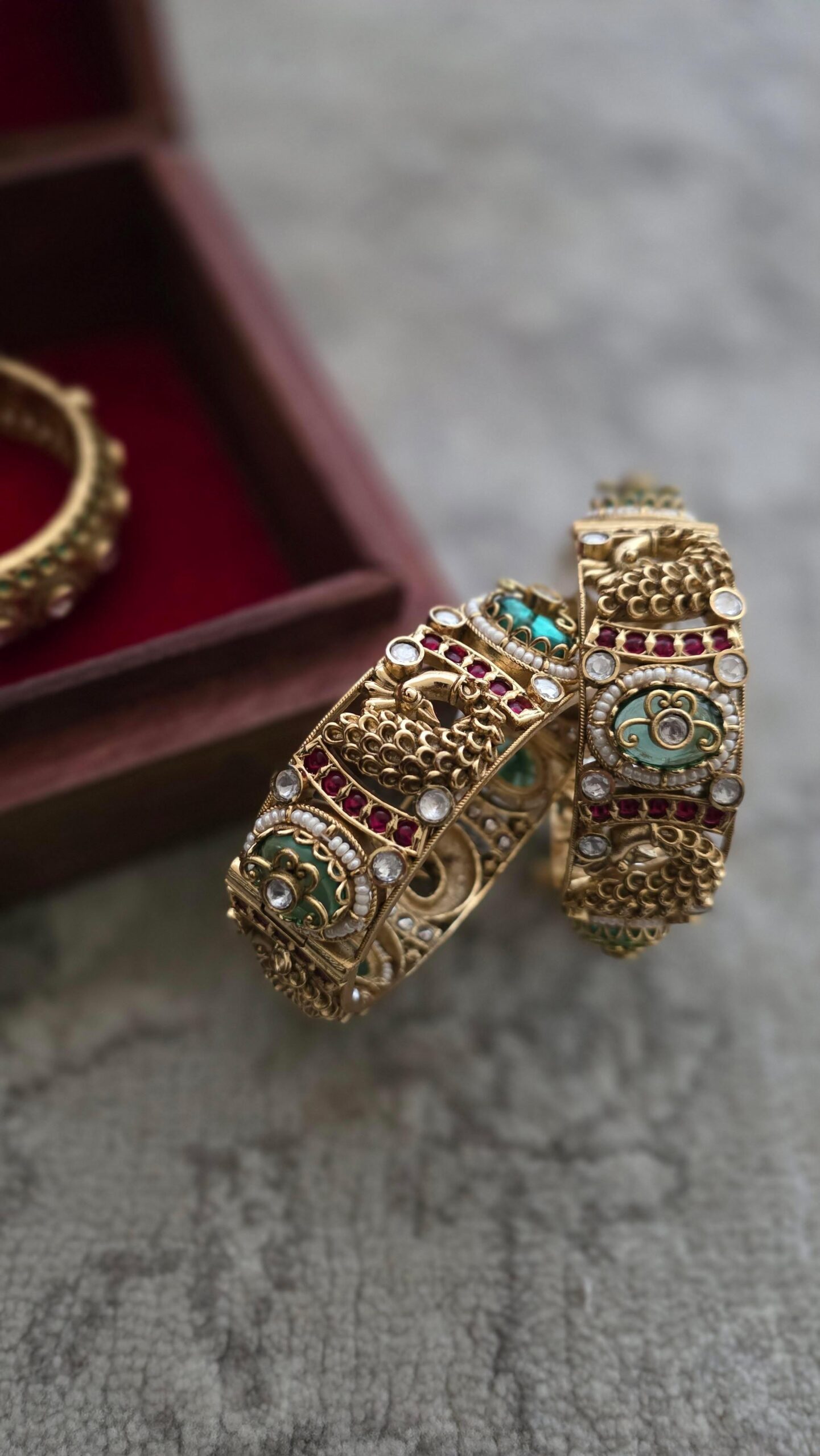 Mehal handcrafted openable bangles Thumbnail