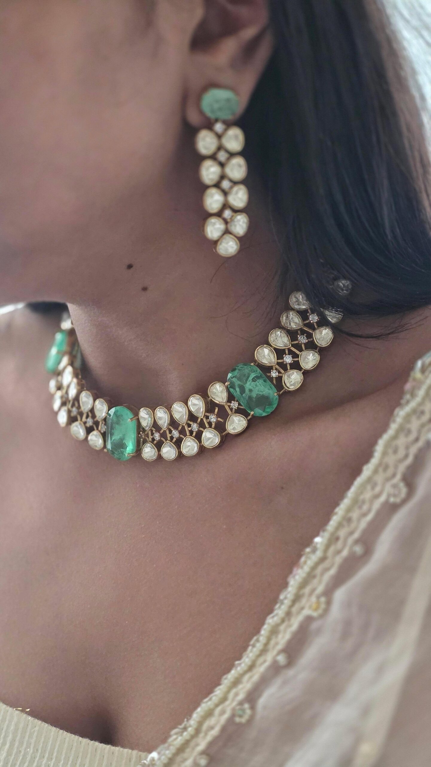 Binita polki necklace Thumbnail