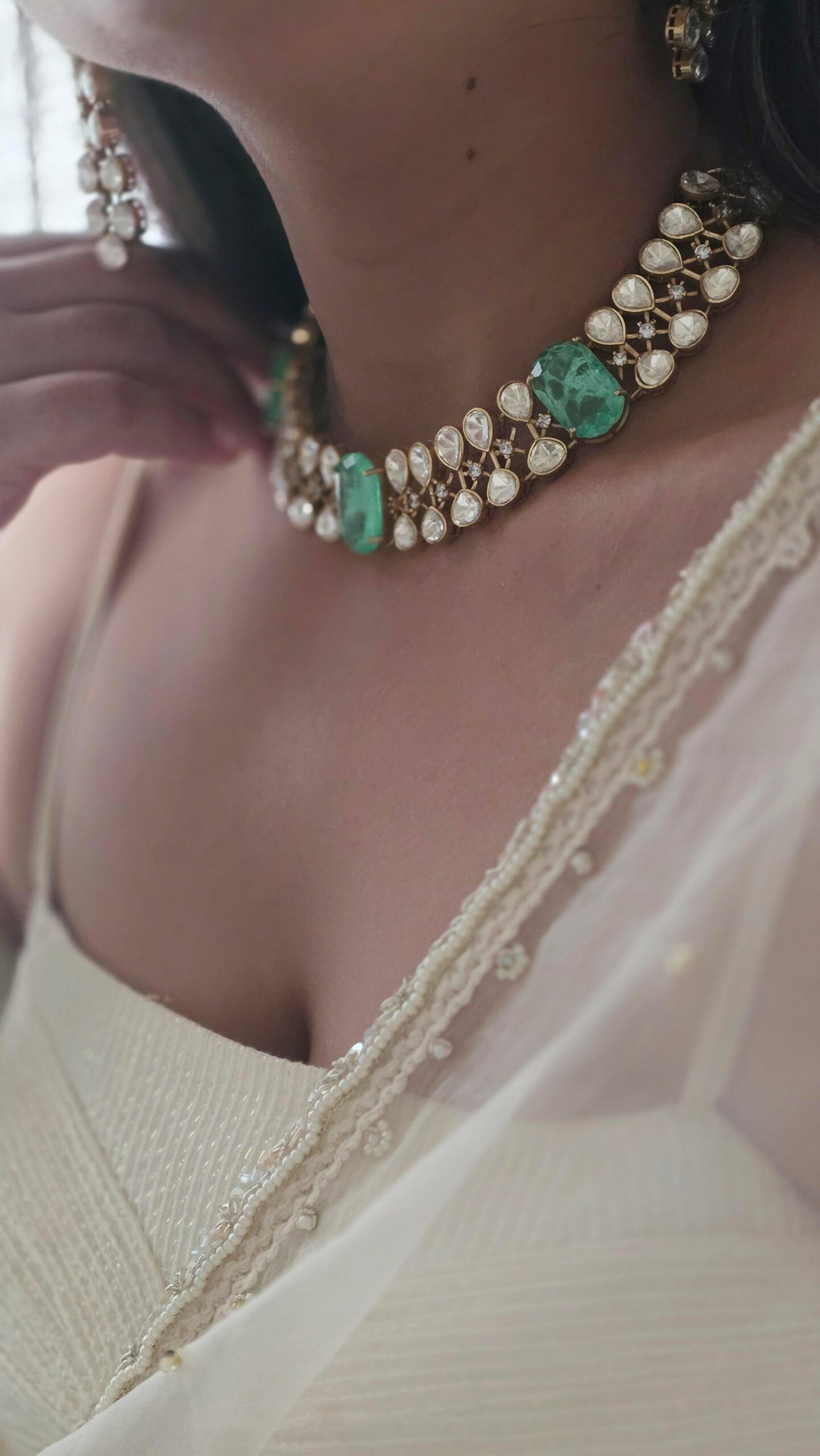 Binita polki necklace Thumbnail