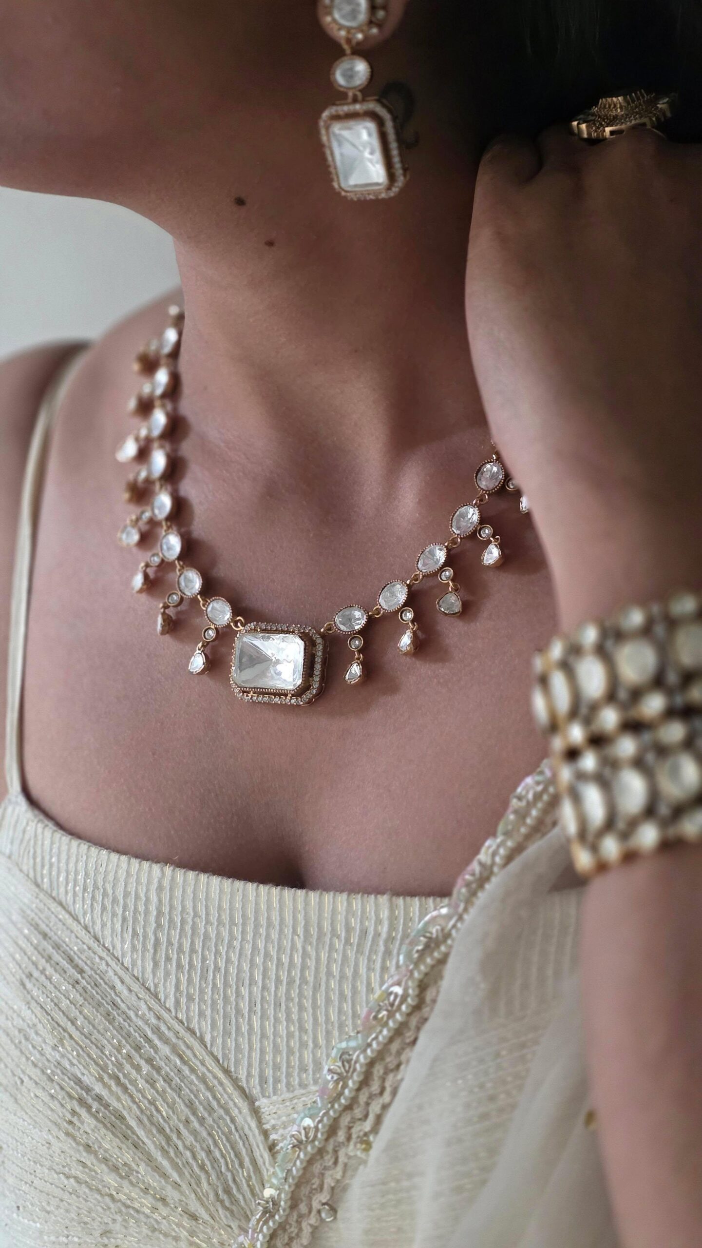 Faria polki necklace Thumbnail