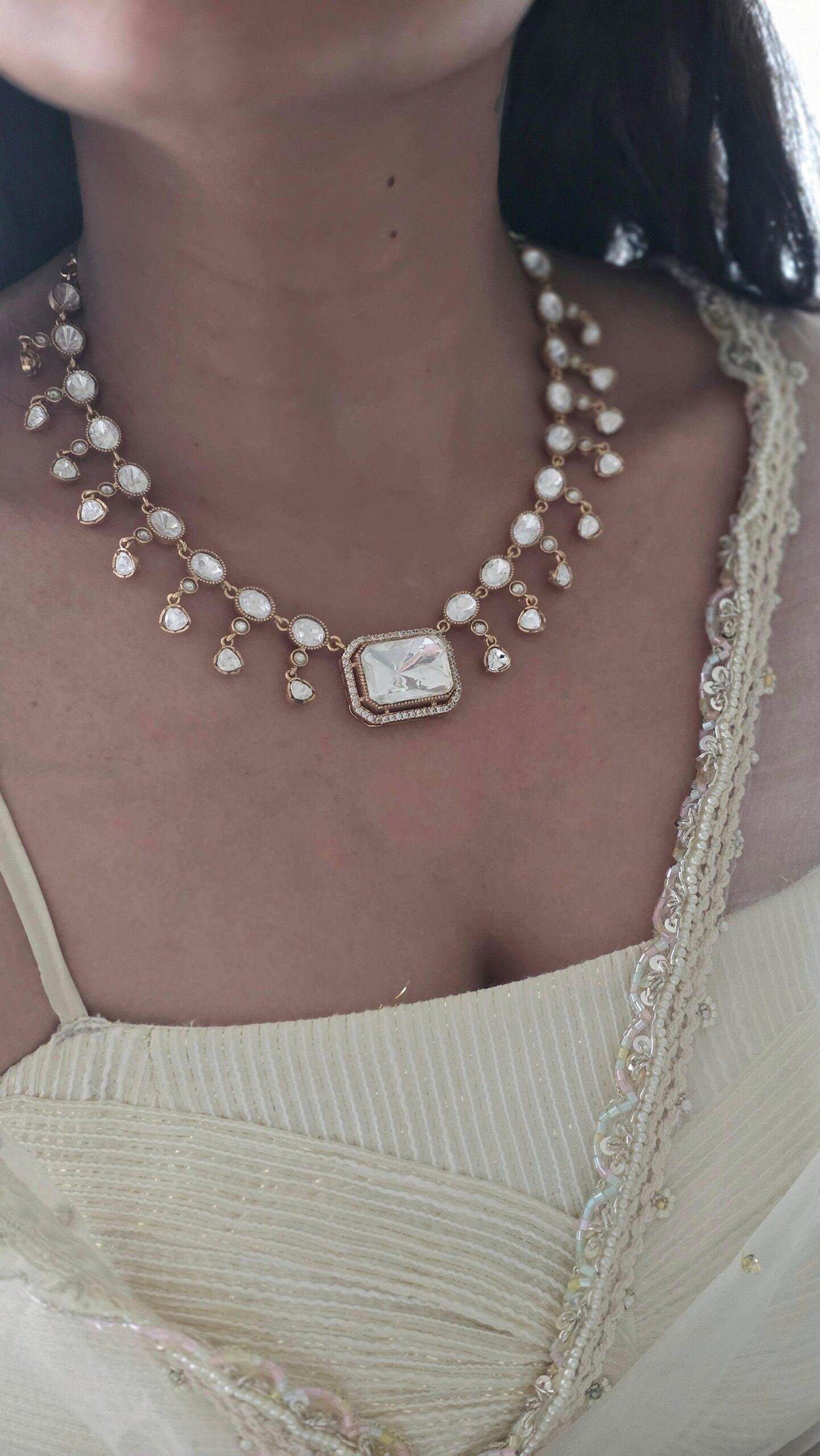 Faria polki necklace Thumbnail