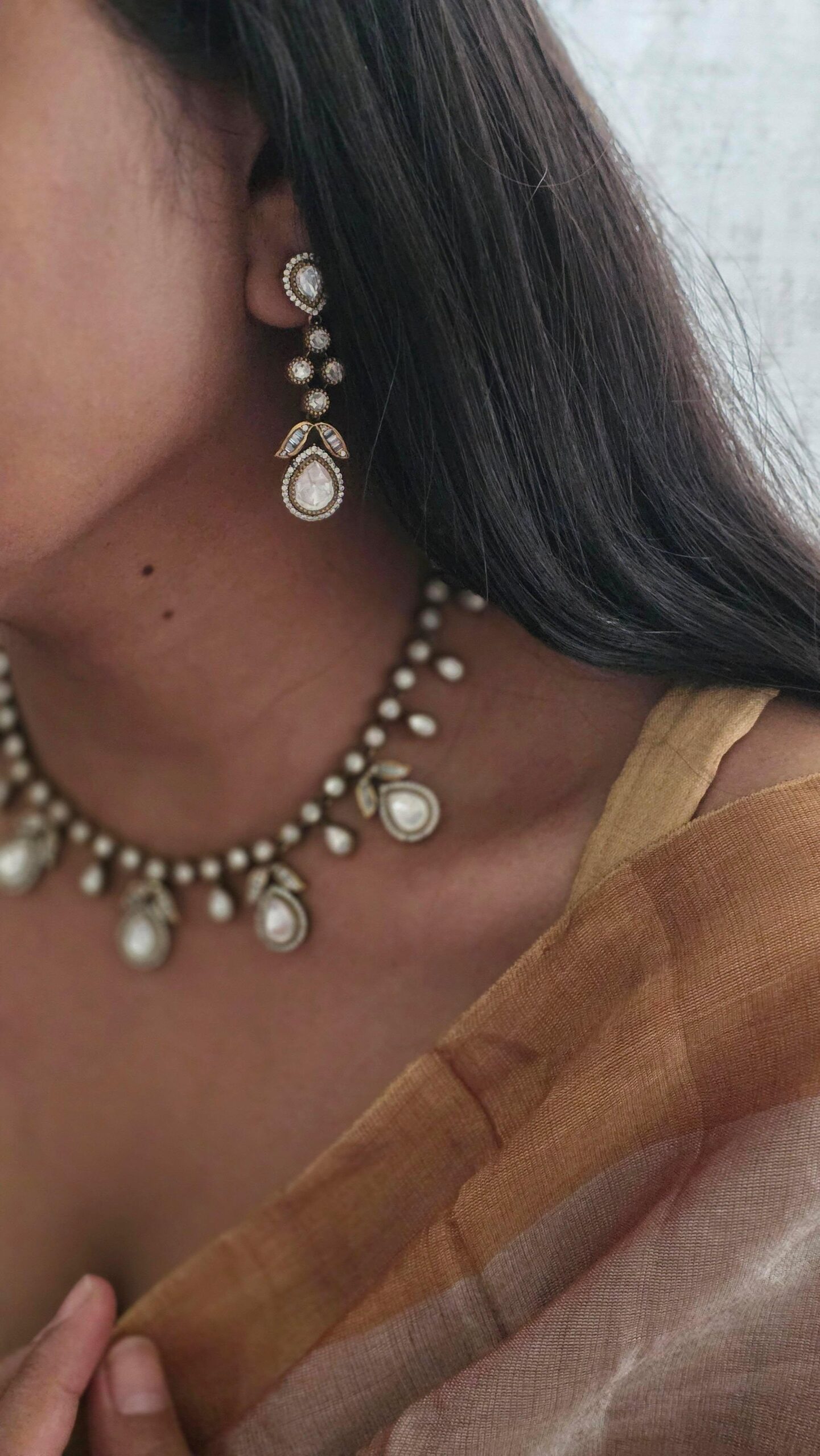 Feera polki necklace Thumbnail