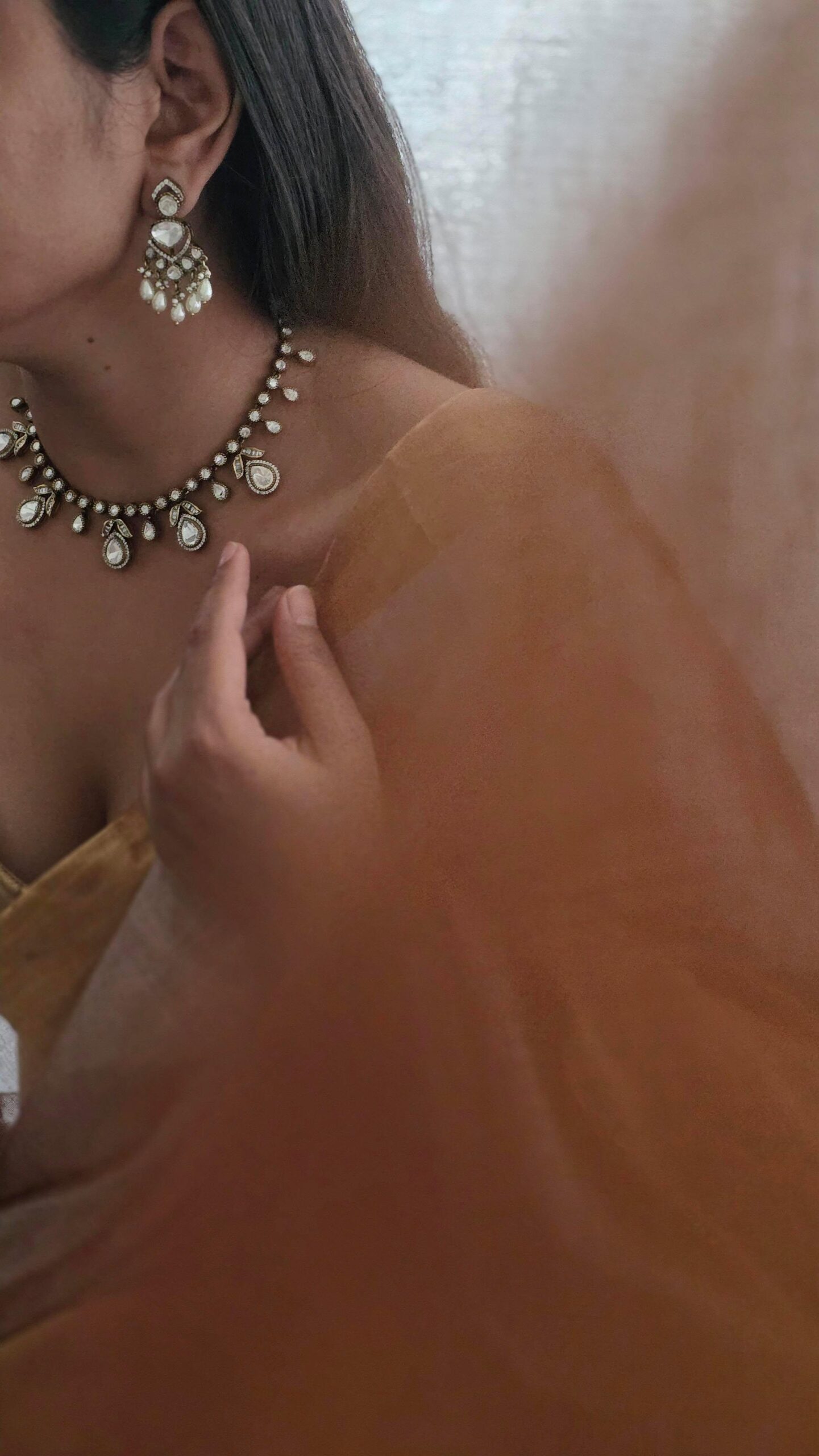 Feera polki necklace Thumbnail