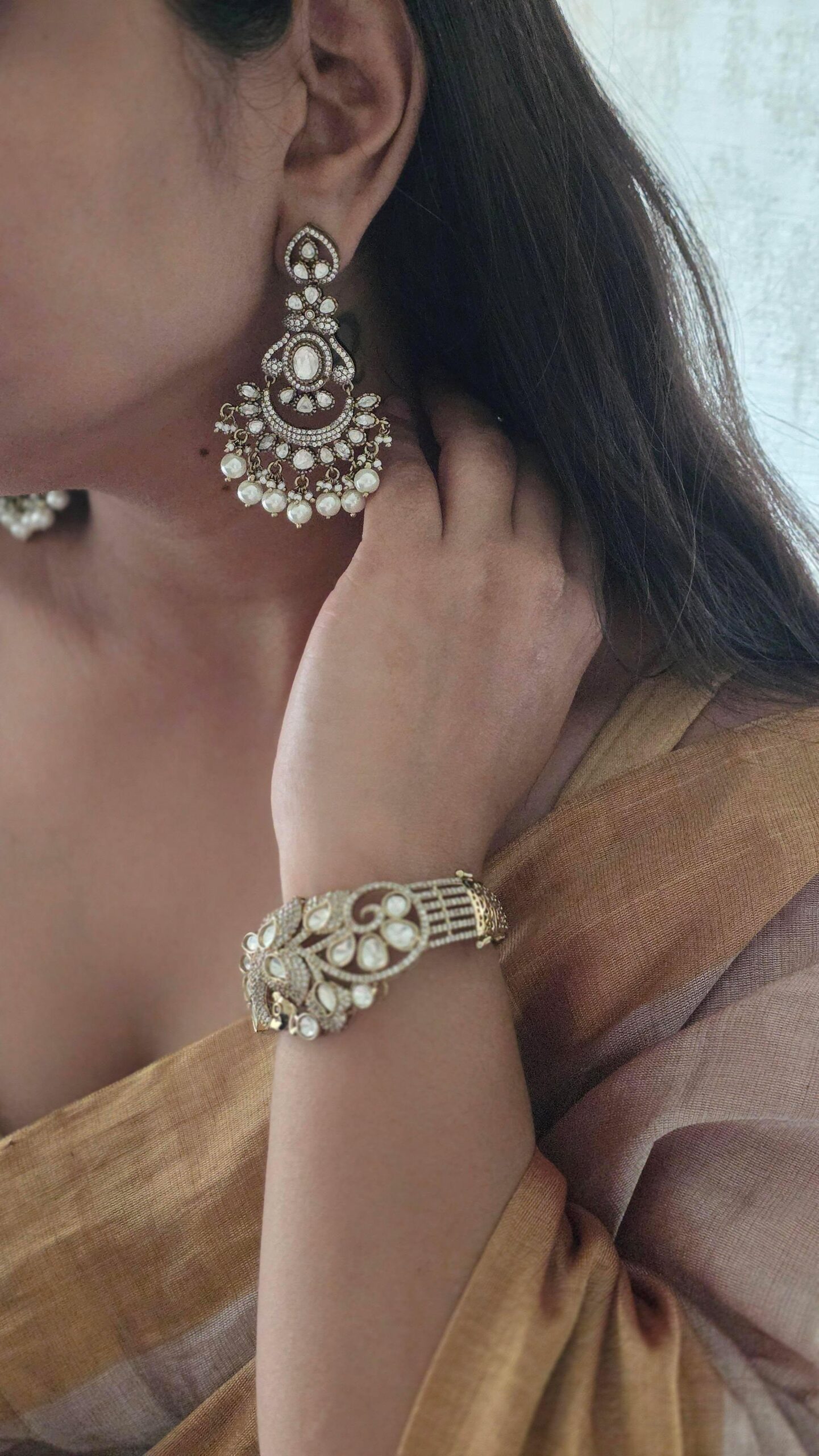 Rubina polki earrings Thumbnail