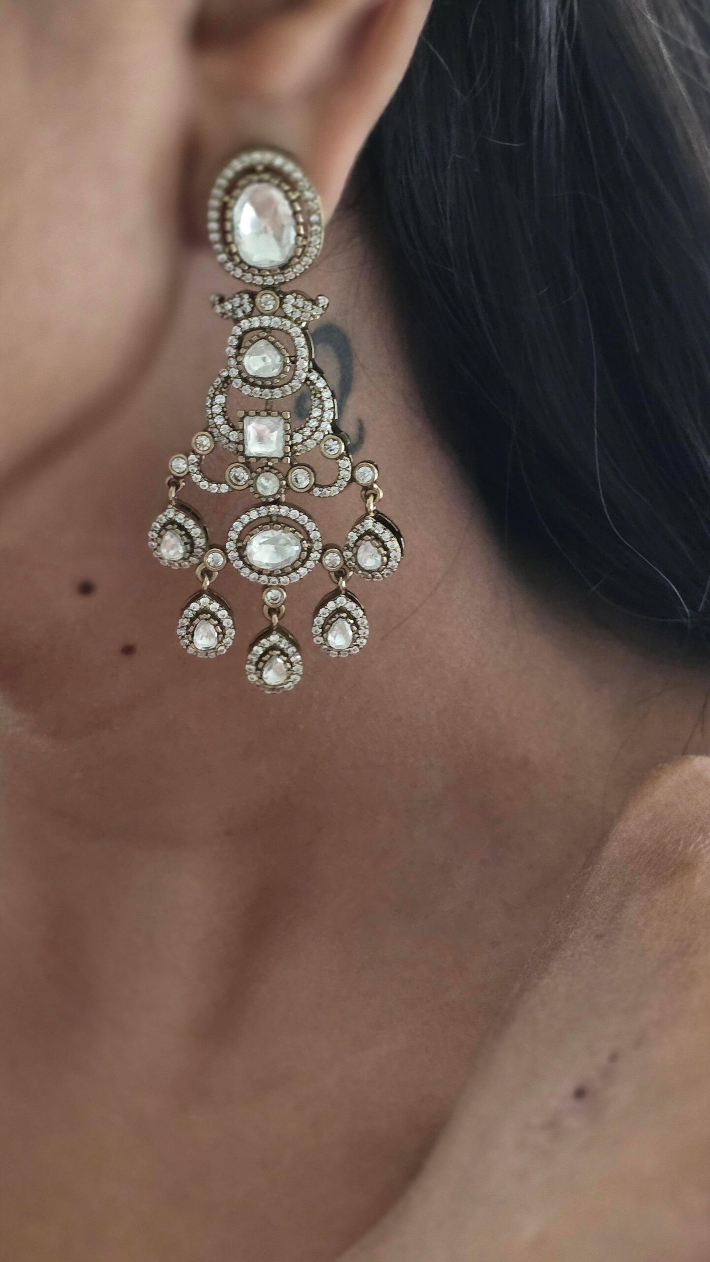 Purvika polki earrings Thumbnail