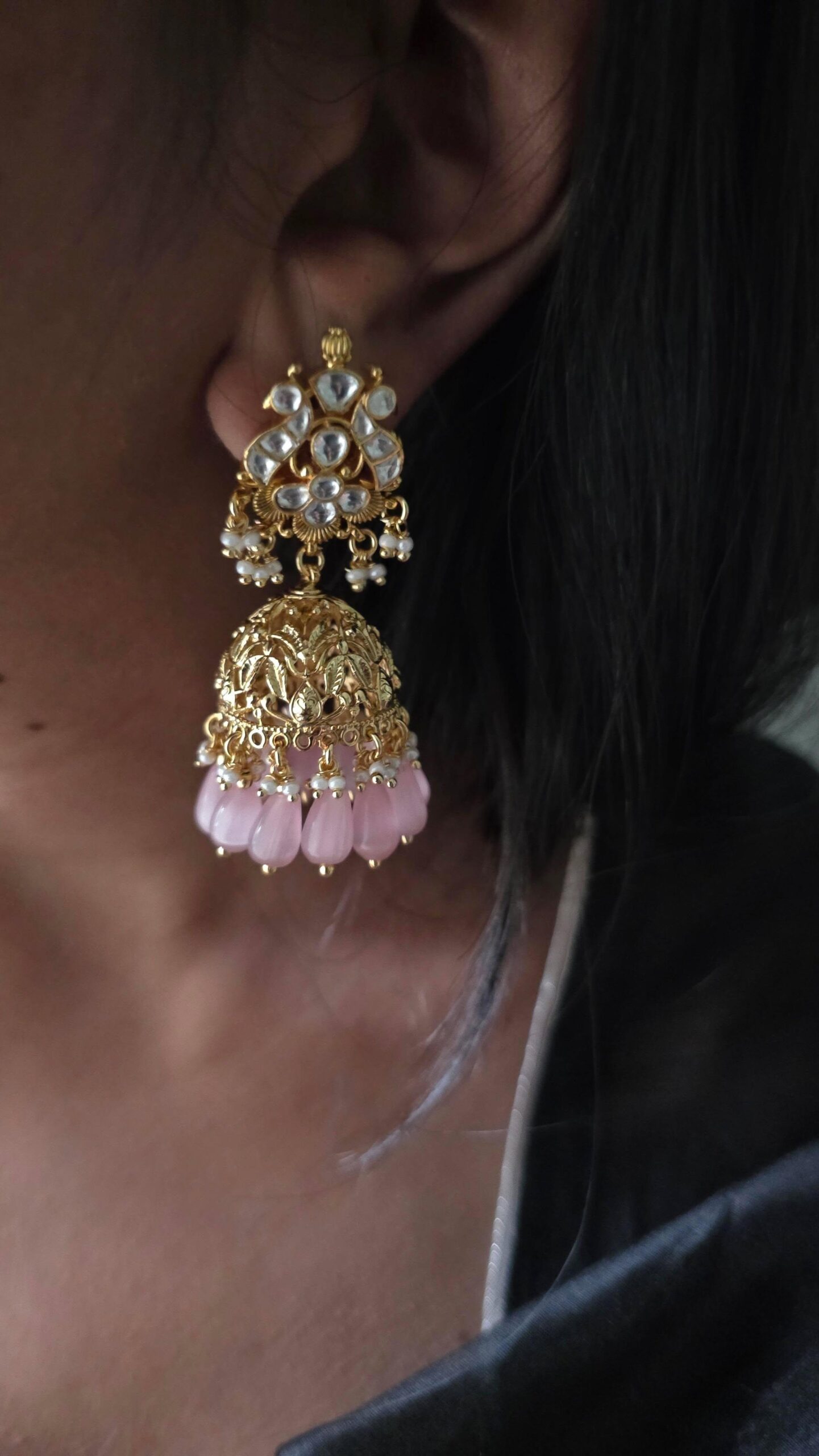 Saira handcrafted jhumki Thumbnail