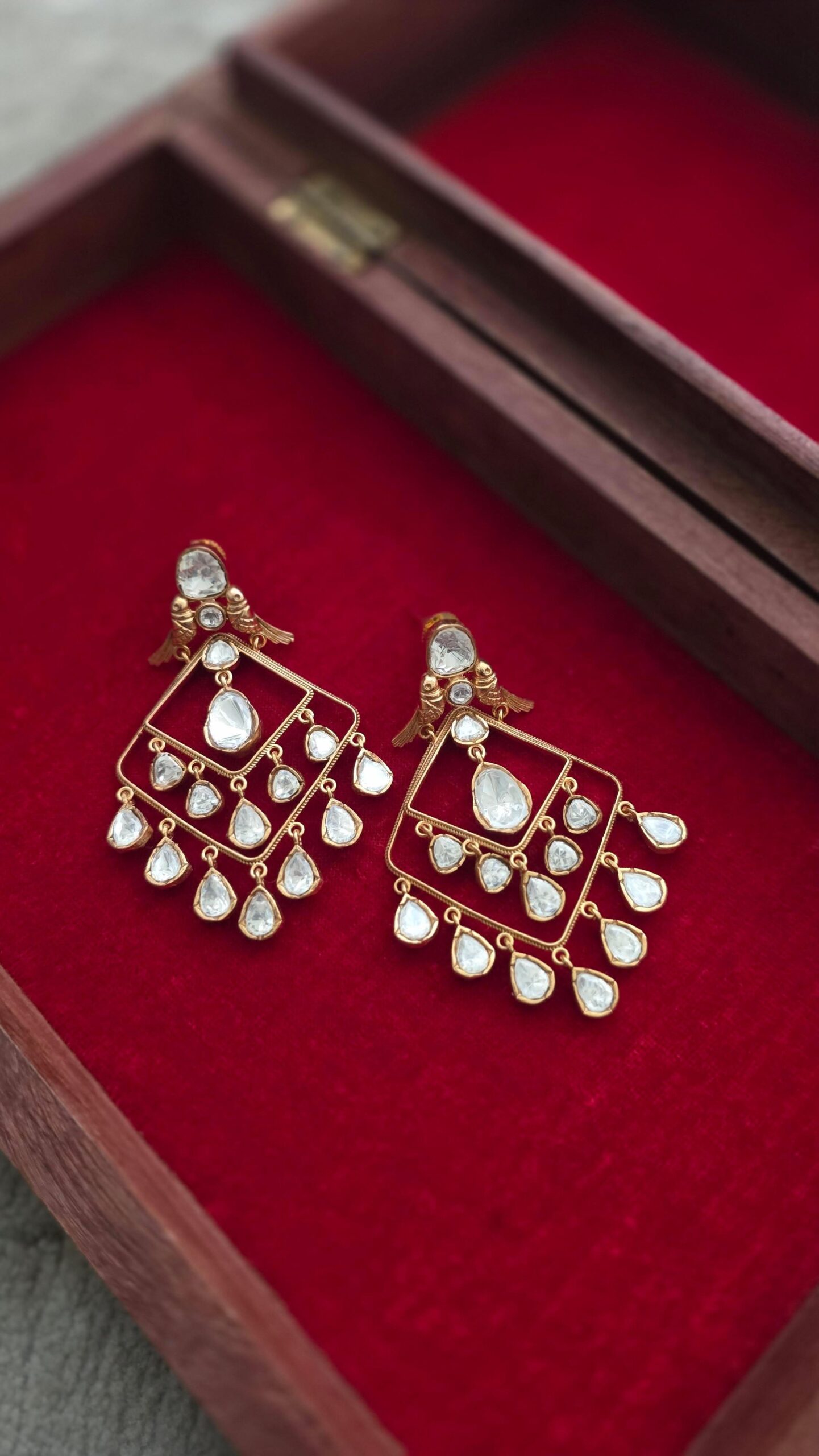 Tanvi polki earrings Thumbnail