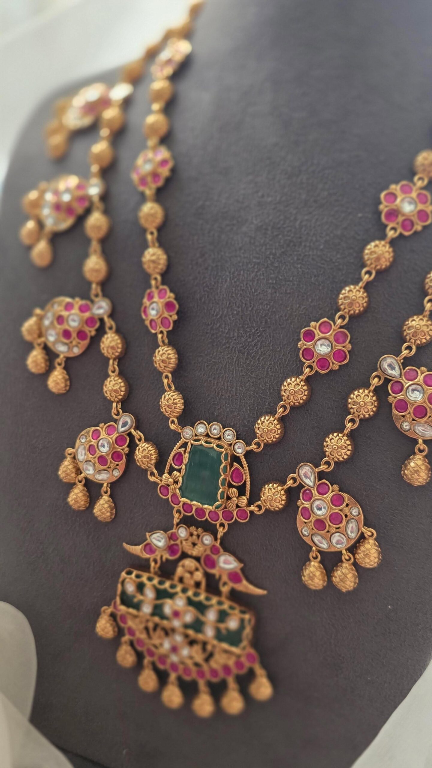 Ishanvi handcrafted long necklace Thumbnail