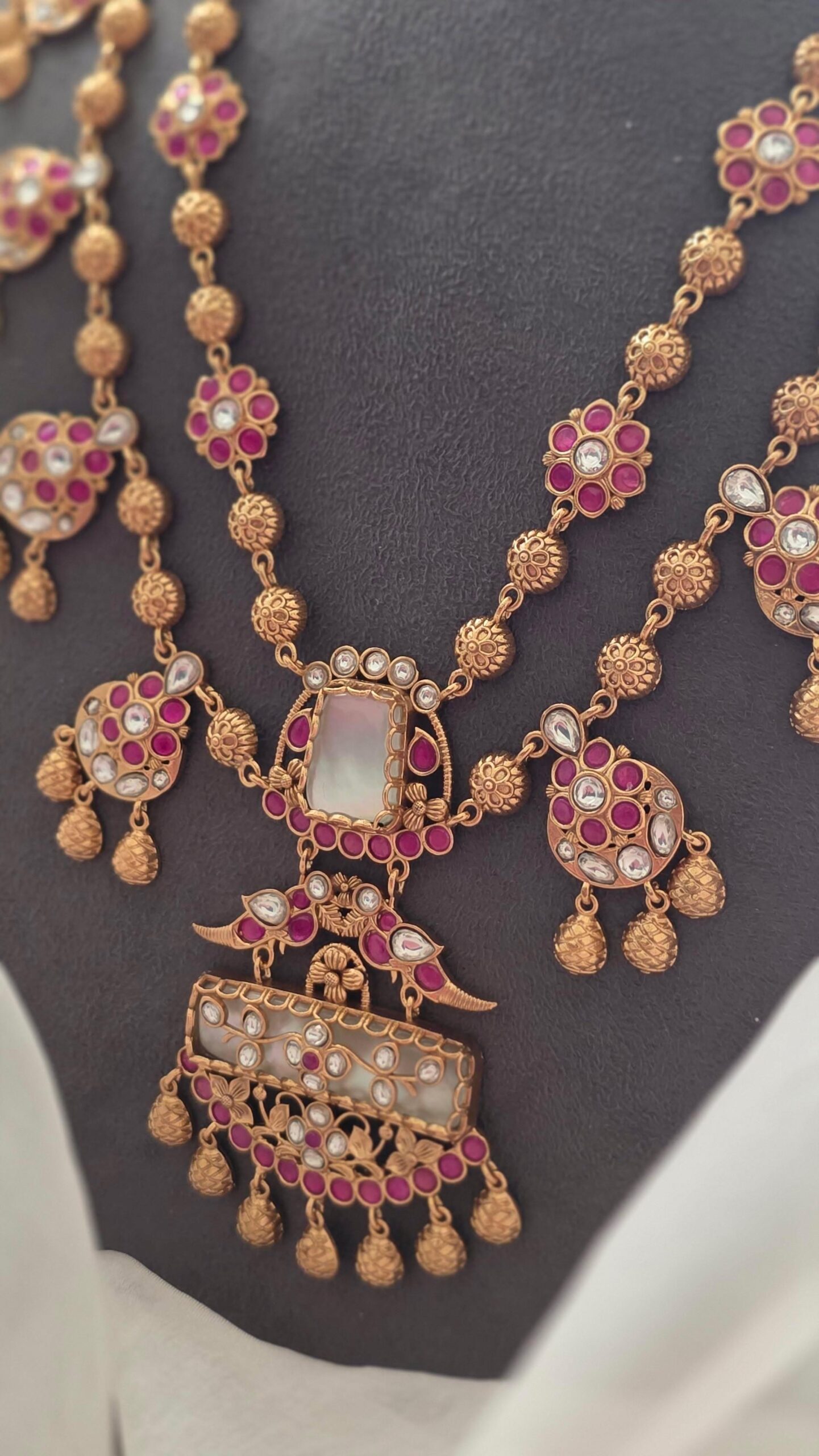 Ishanvi handcrafted long necklace Thumbnail