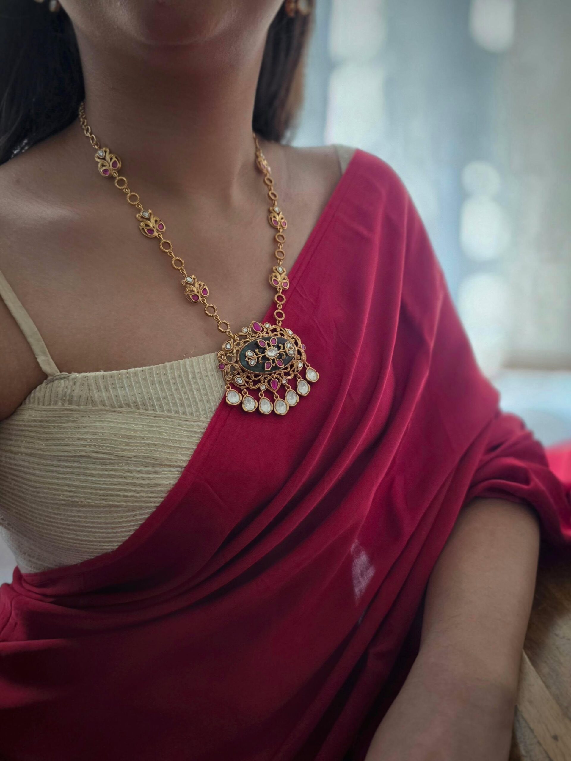 Aisha handcrafted necklace Thumbnail