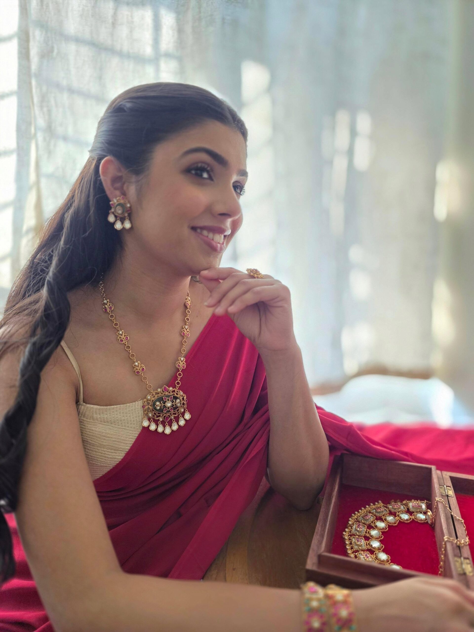 Aisha handcrafted necklace Thumbnail