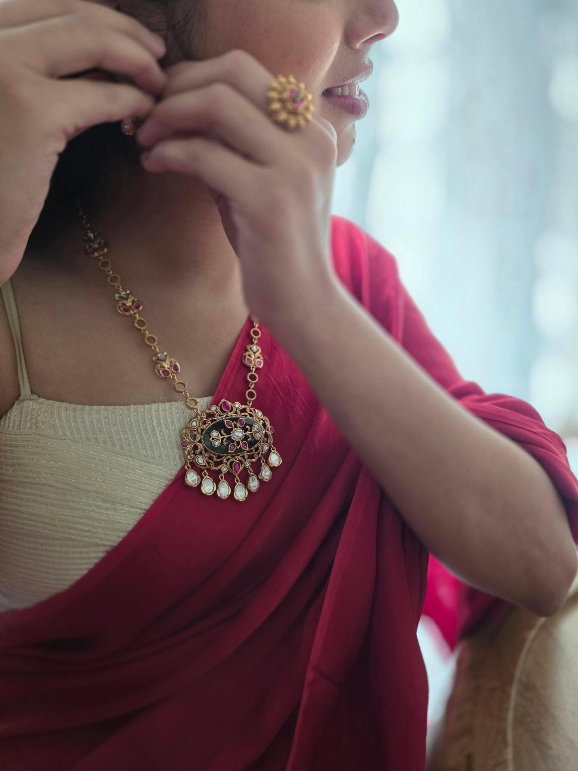 Aisha handcrafted necklace Thumbnail