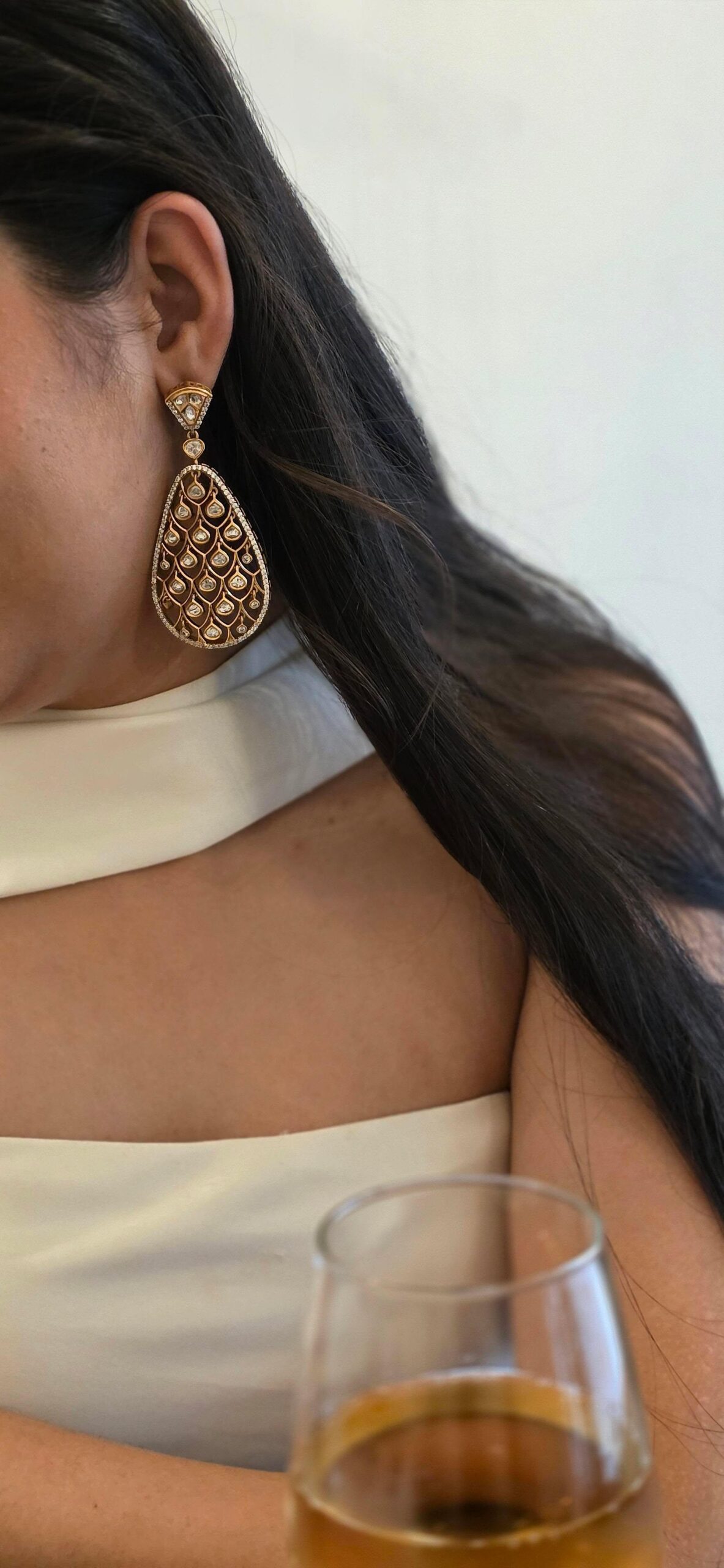 Mrunal polki earrings Thumbnail