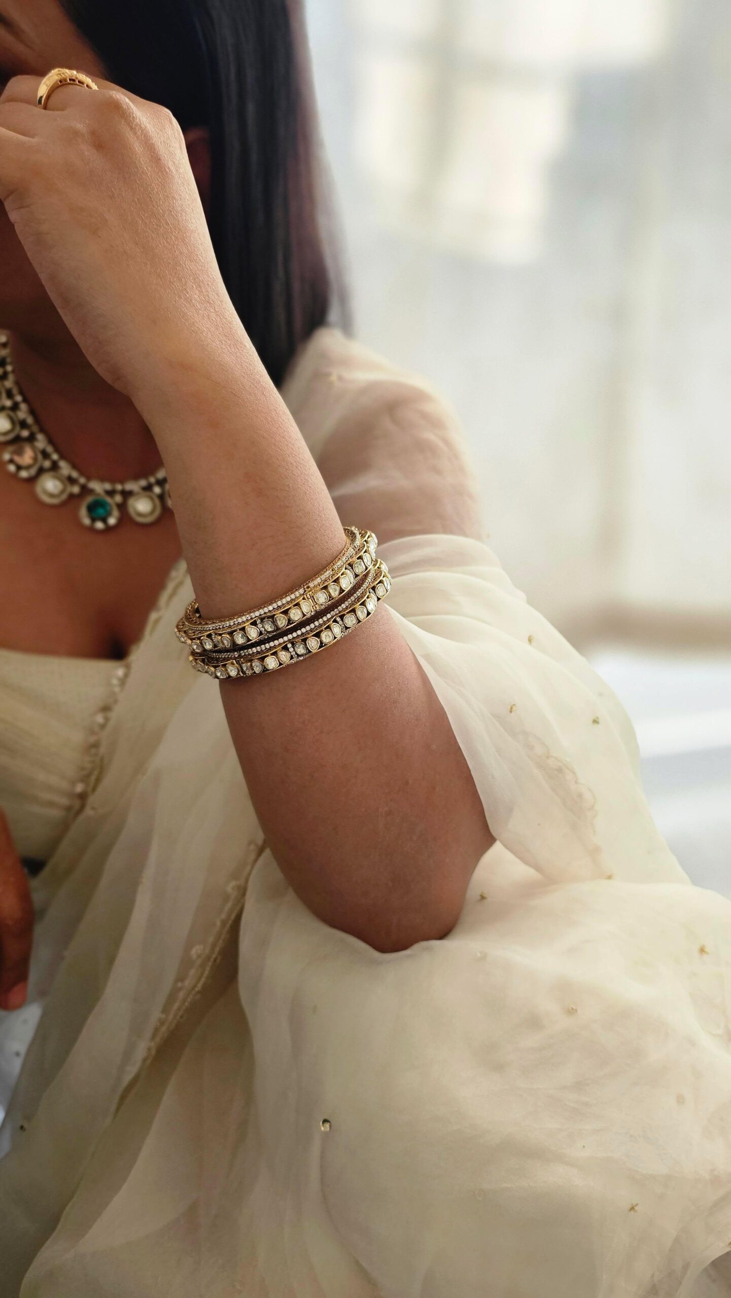 Nupura openable polki bangles Thumbnail