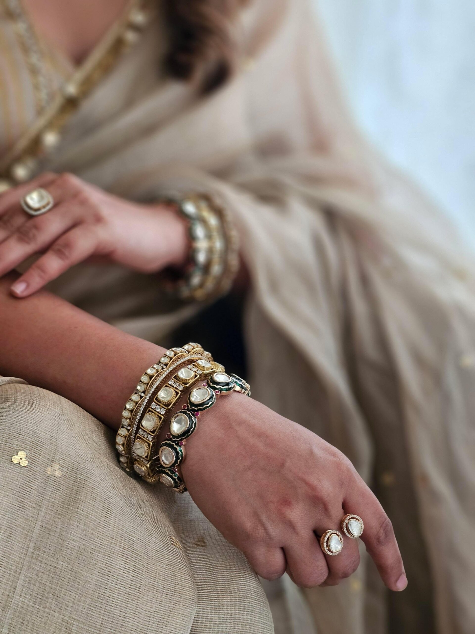 Nupura openable polki bangles Thumbnail