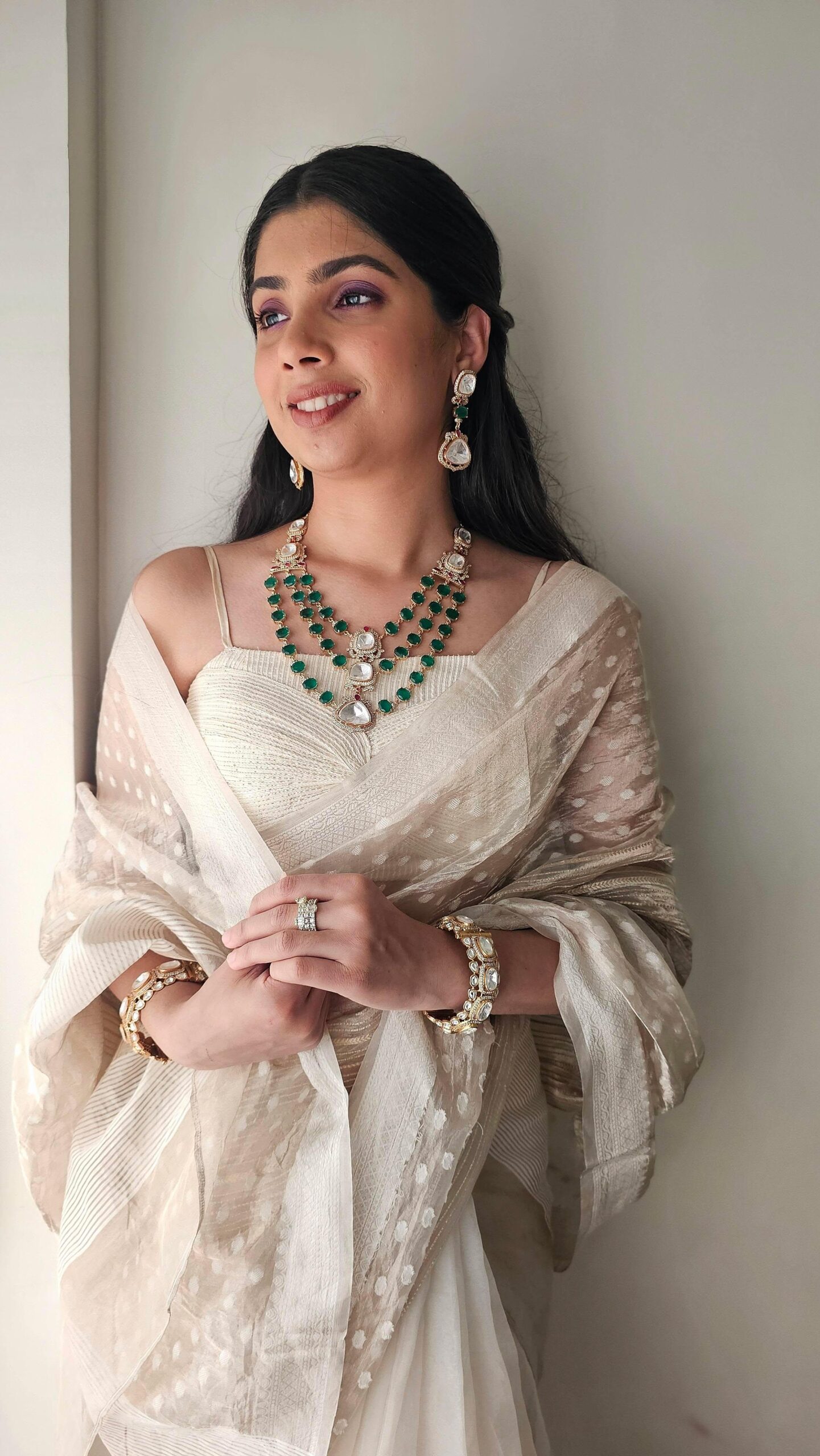 Fanah semi precious quartz necklace Thumbnail