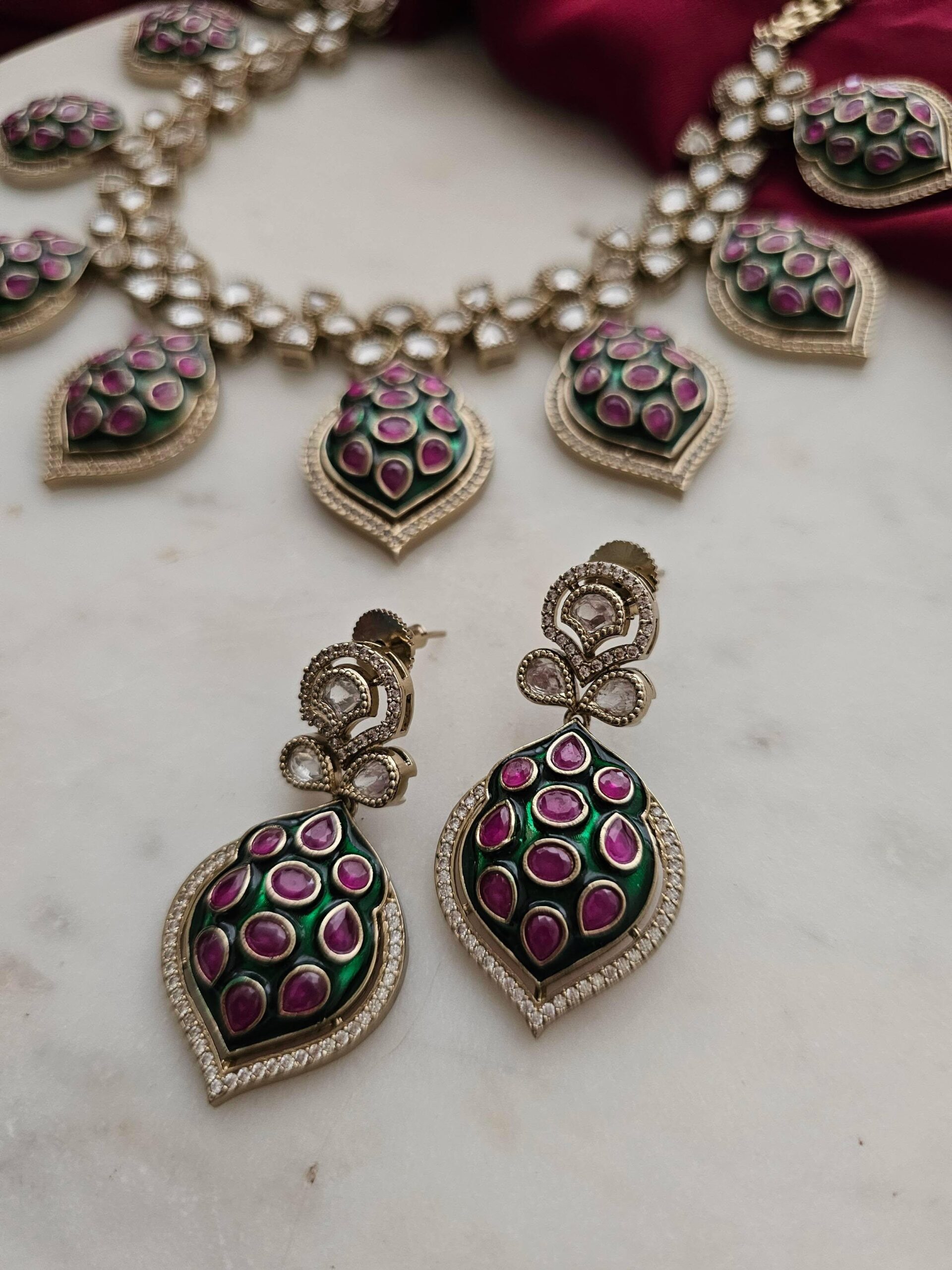 Deetya meenakari necklace Thumbnail