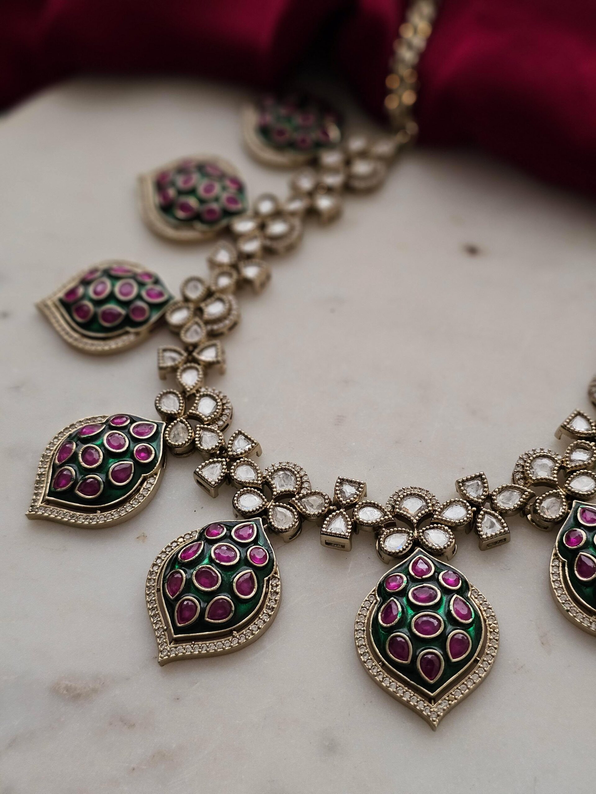 Deetya meenakari necklace Thumbnail