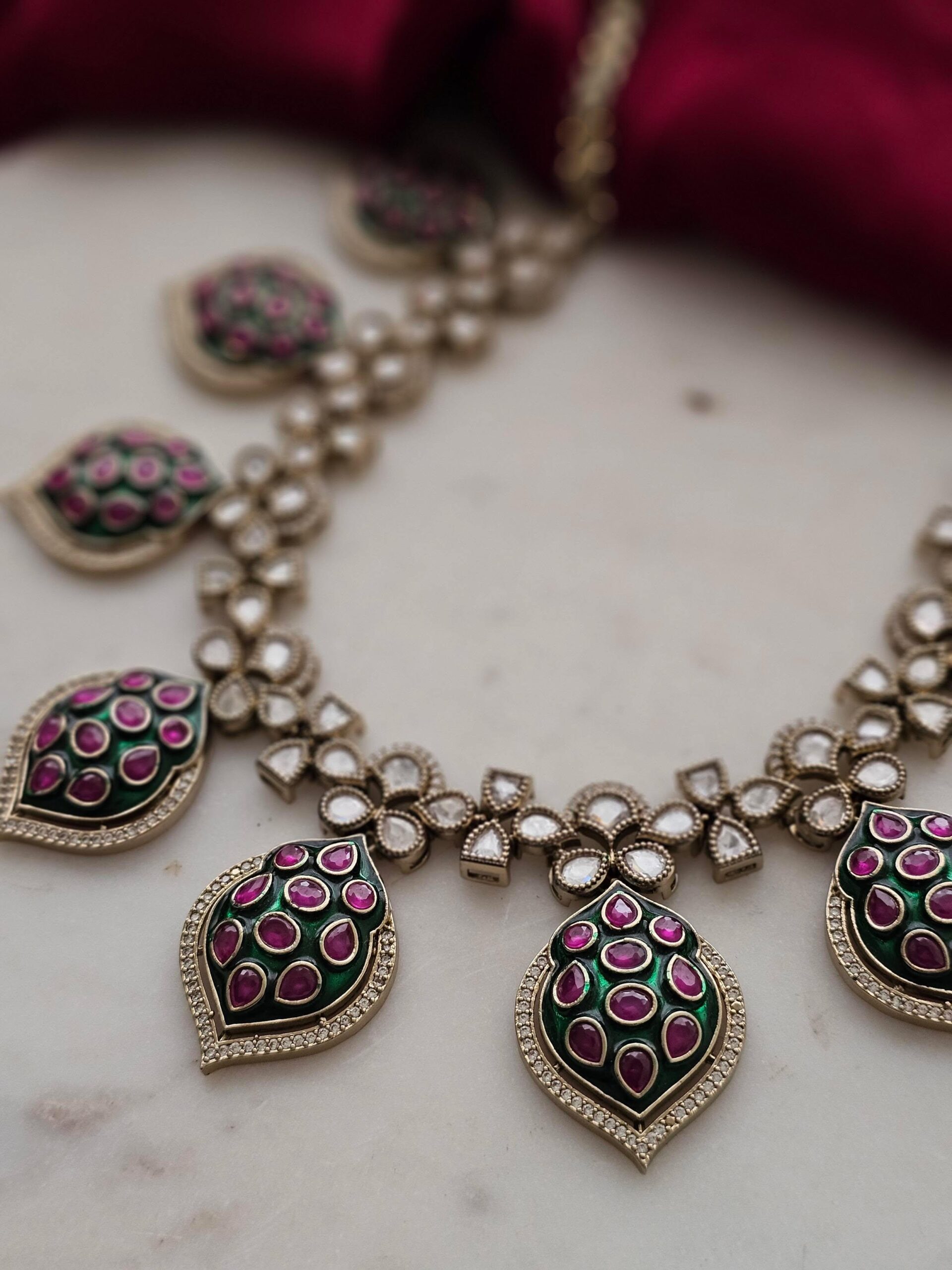 Deetya meenakari necklace Thumbnail