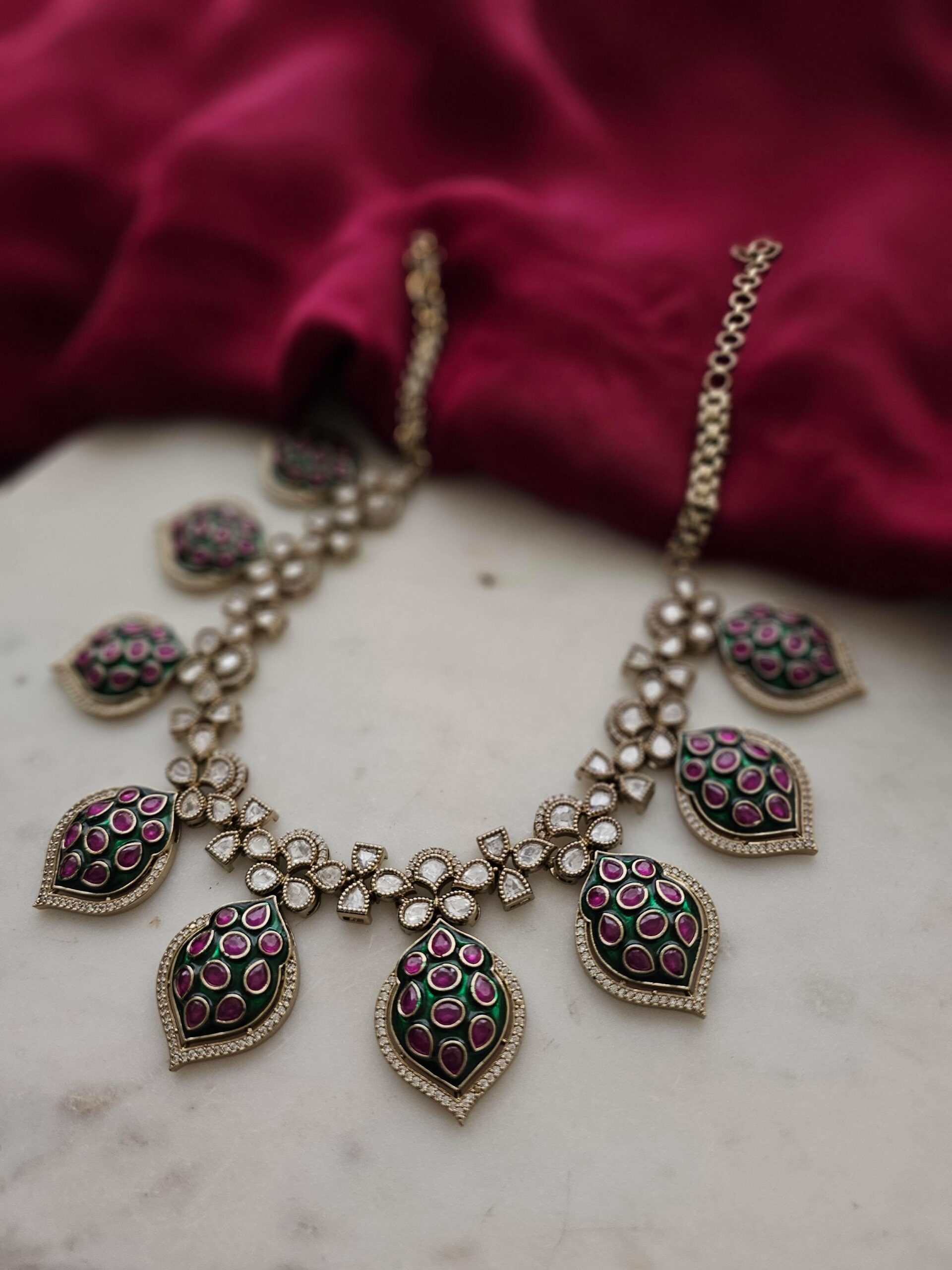 Deetya meenakari necklace Thumbnail