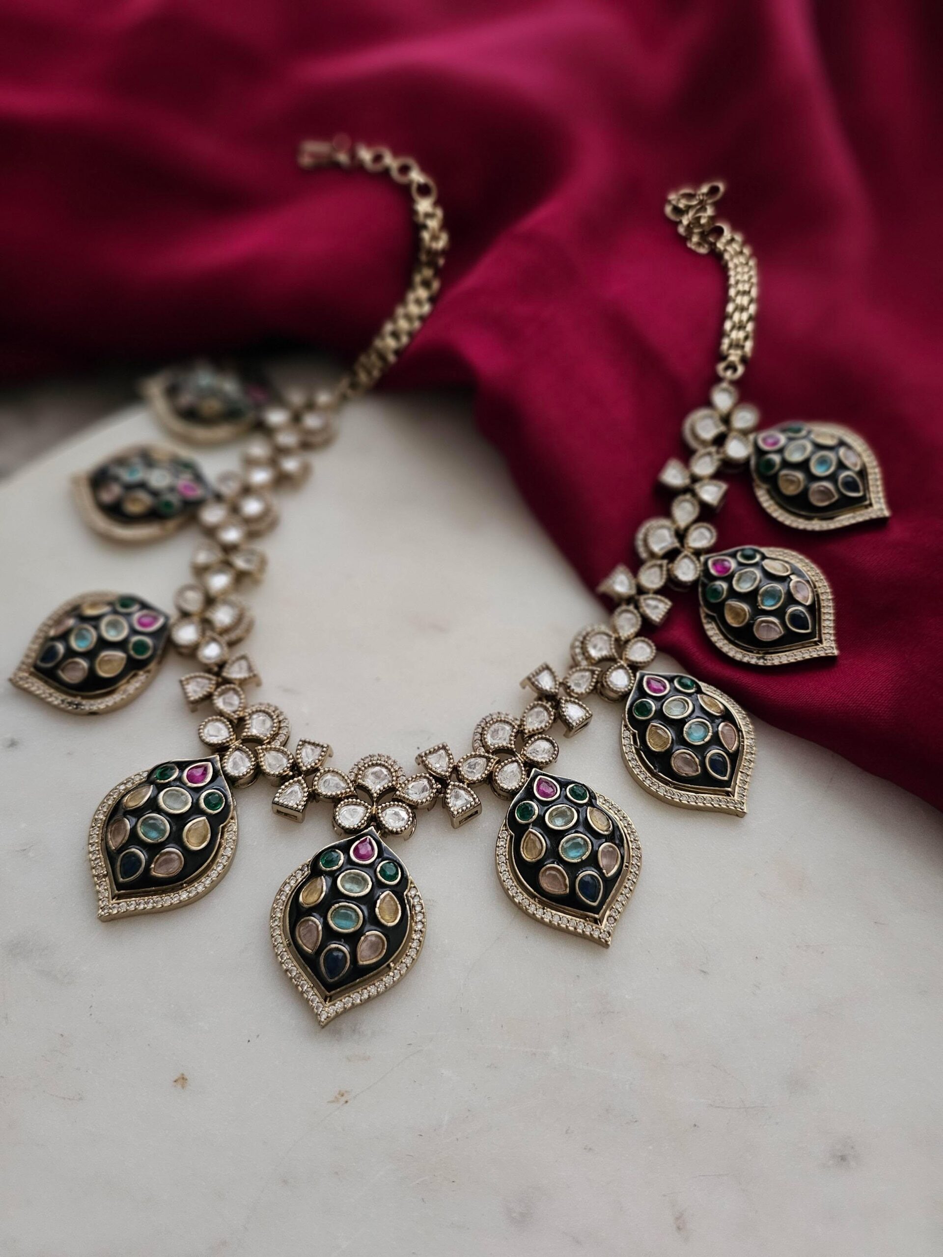 Deetya meenakari necklace Thumbnail