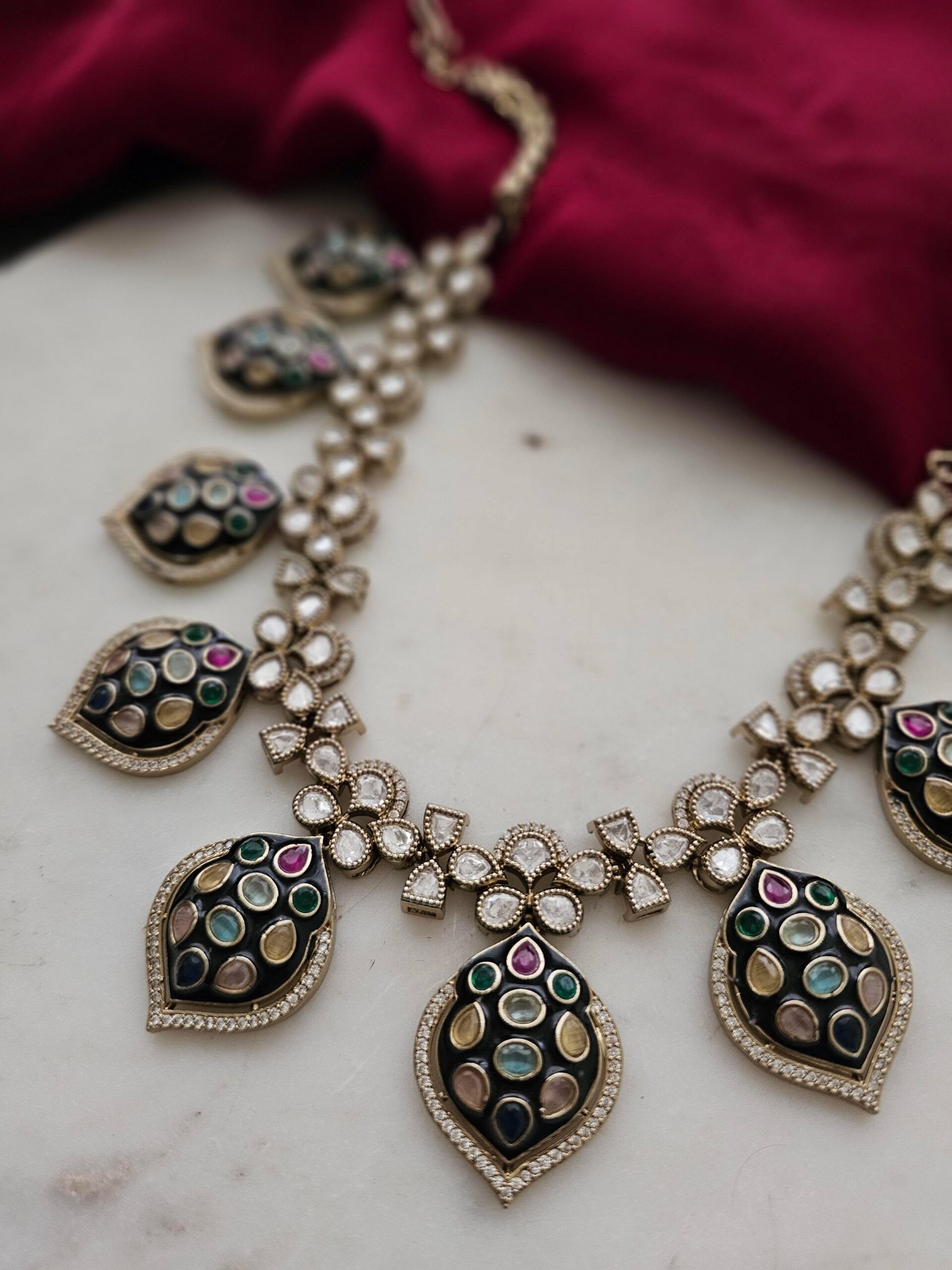Deetya meenakari necklace Thumbnail