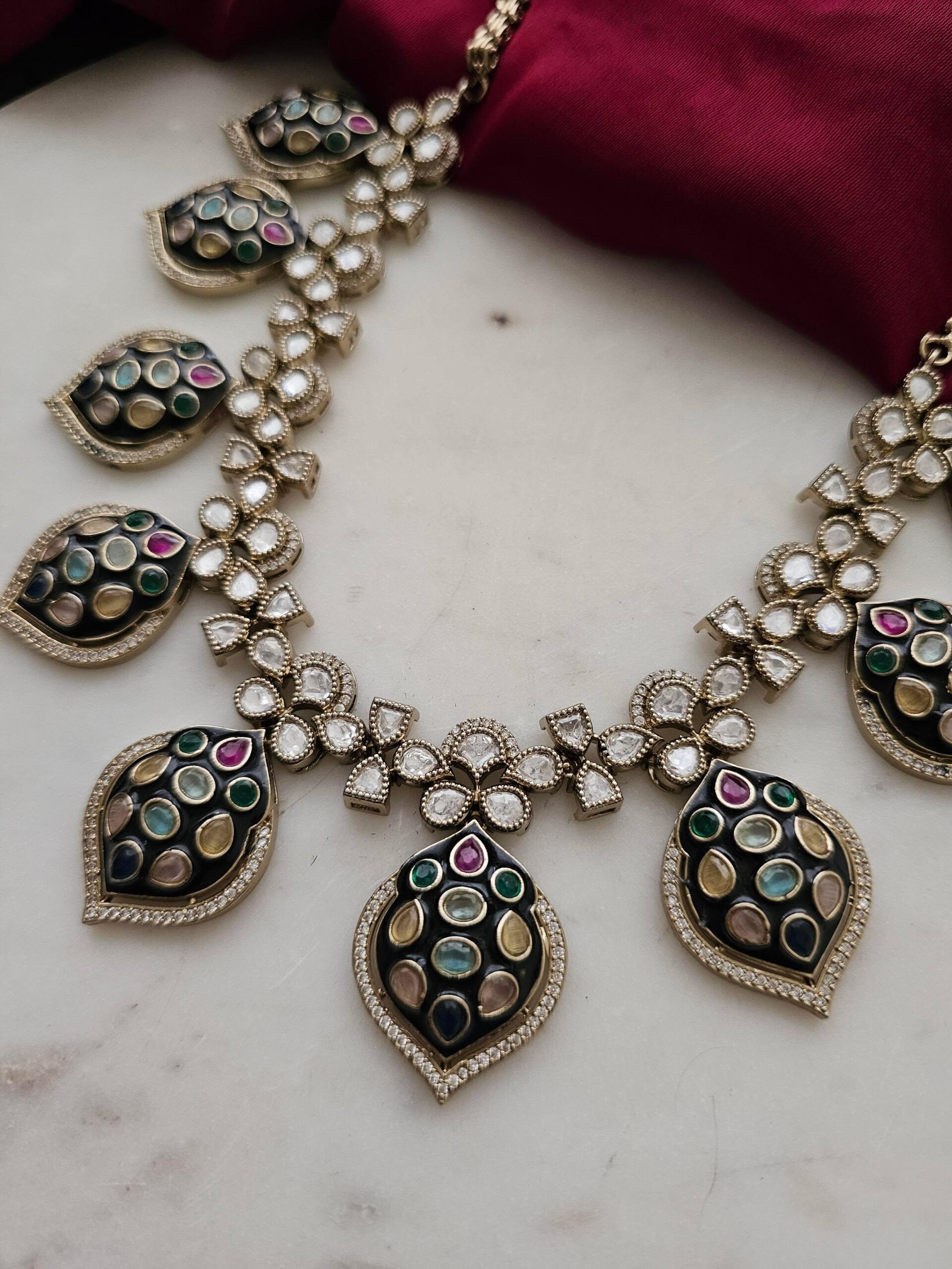 Deetya meenakari necklace Thumbnail