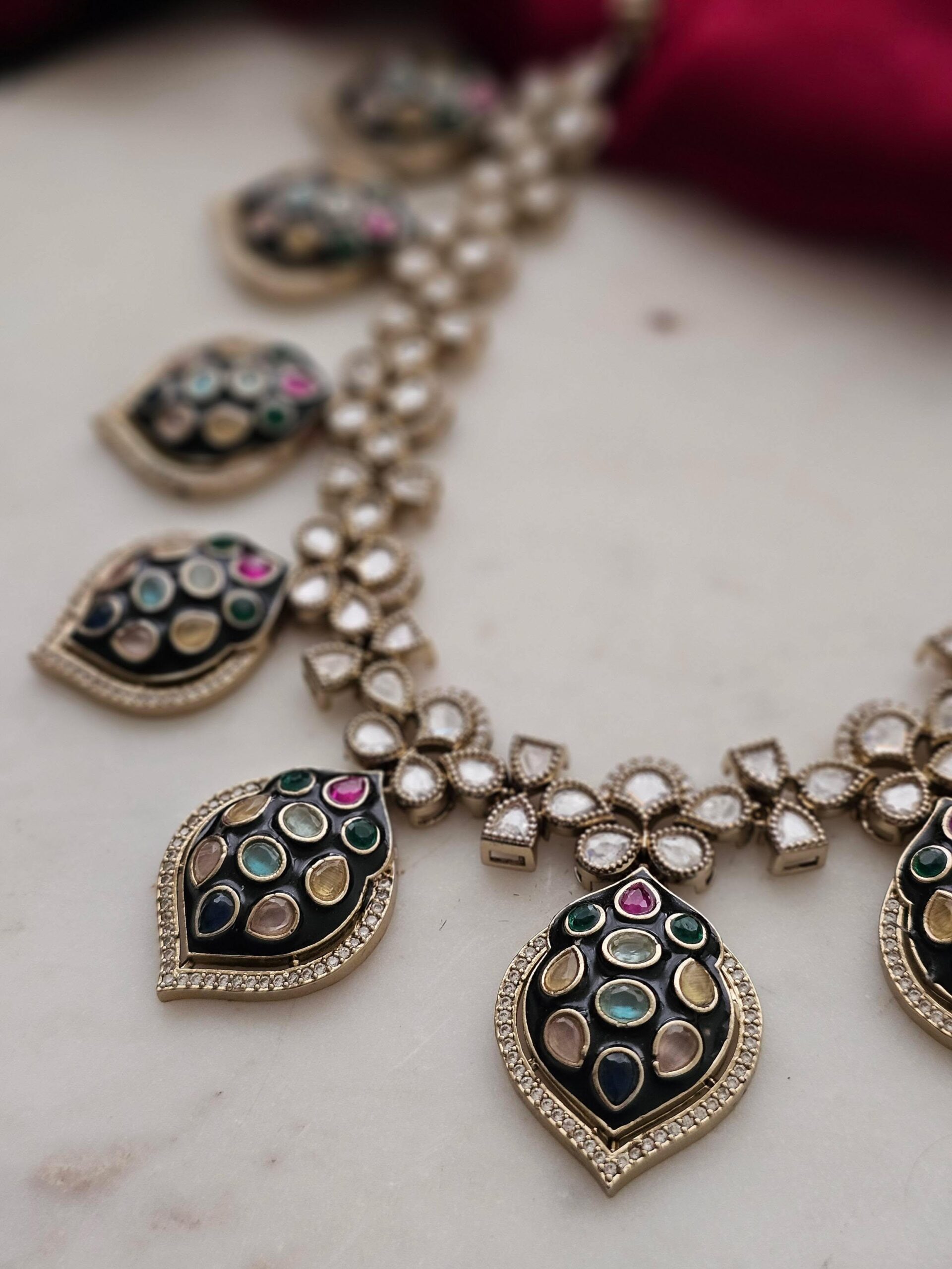 Deetya meenakari necklace Thumbnail