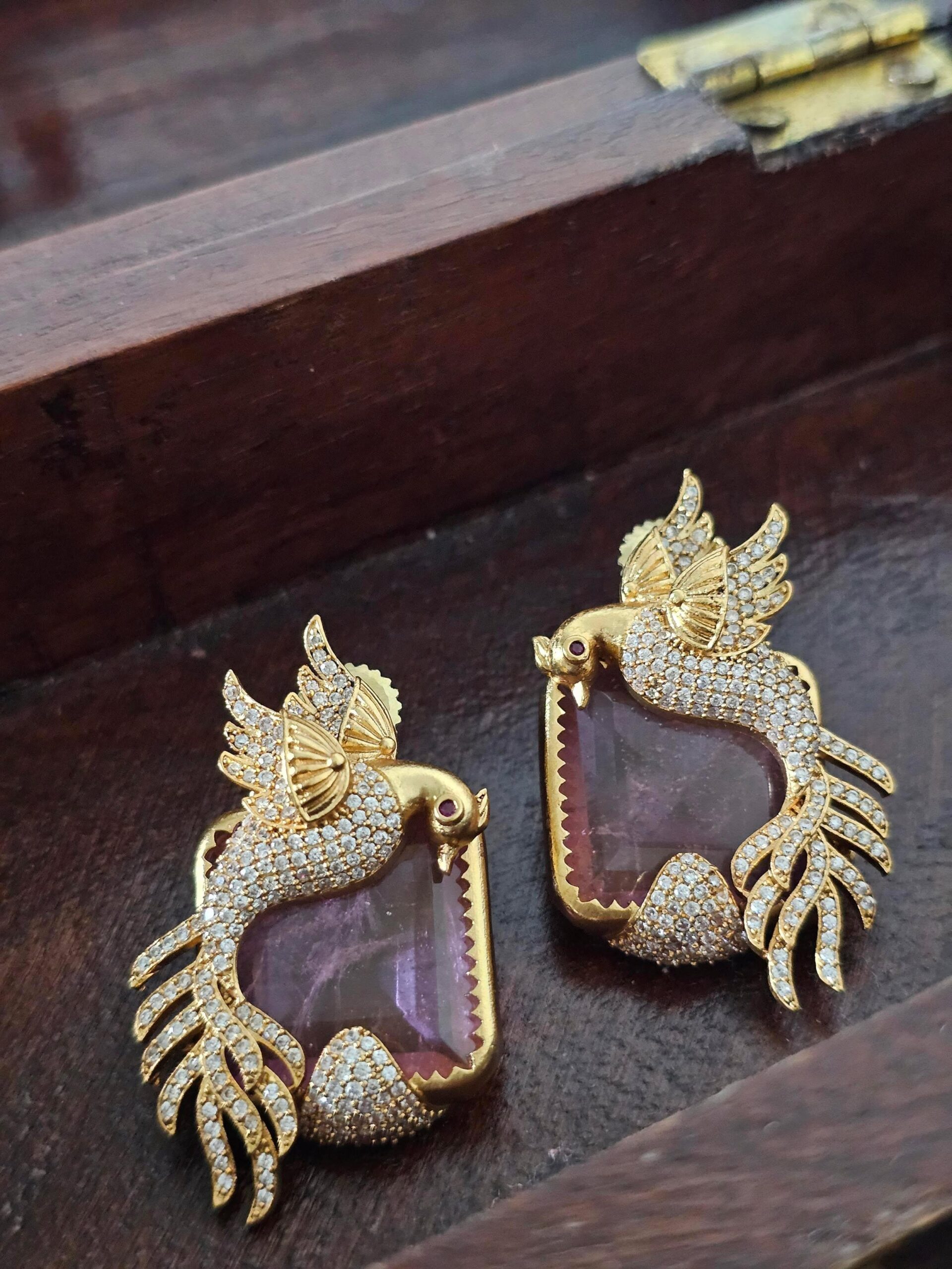 Nash quartz earrings Thumbnail