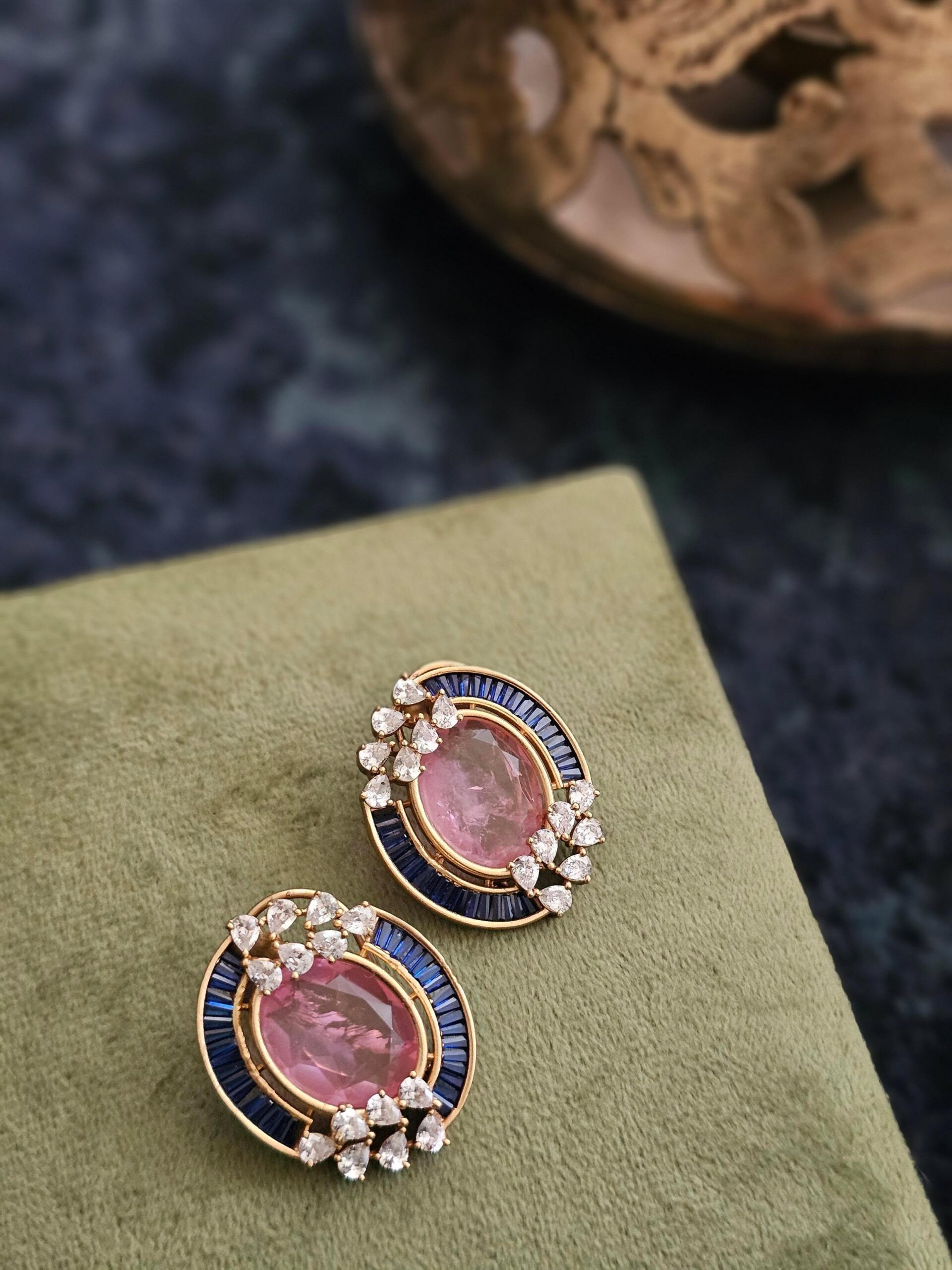 Ria handcrafted studs Thumbnail