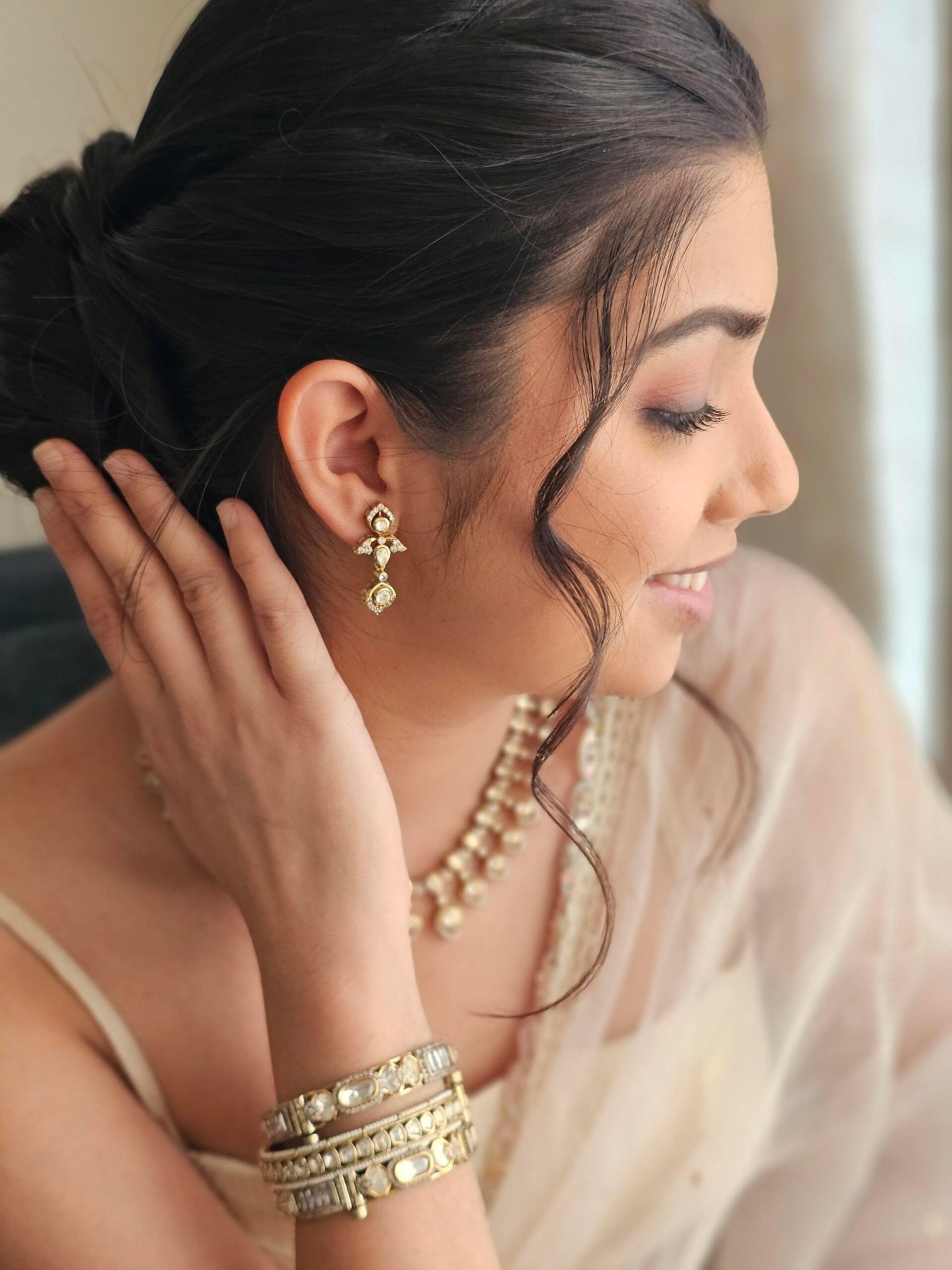 Riva delicate polki necklace Thumbnail