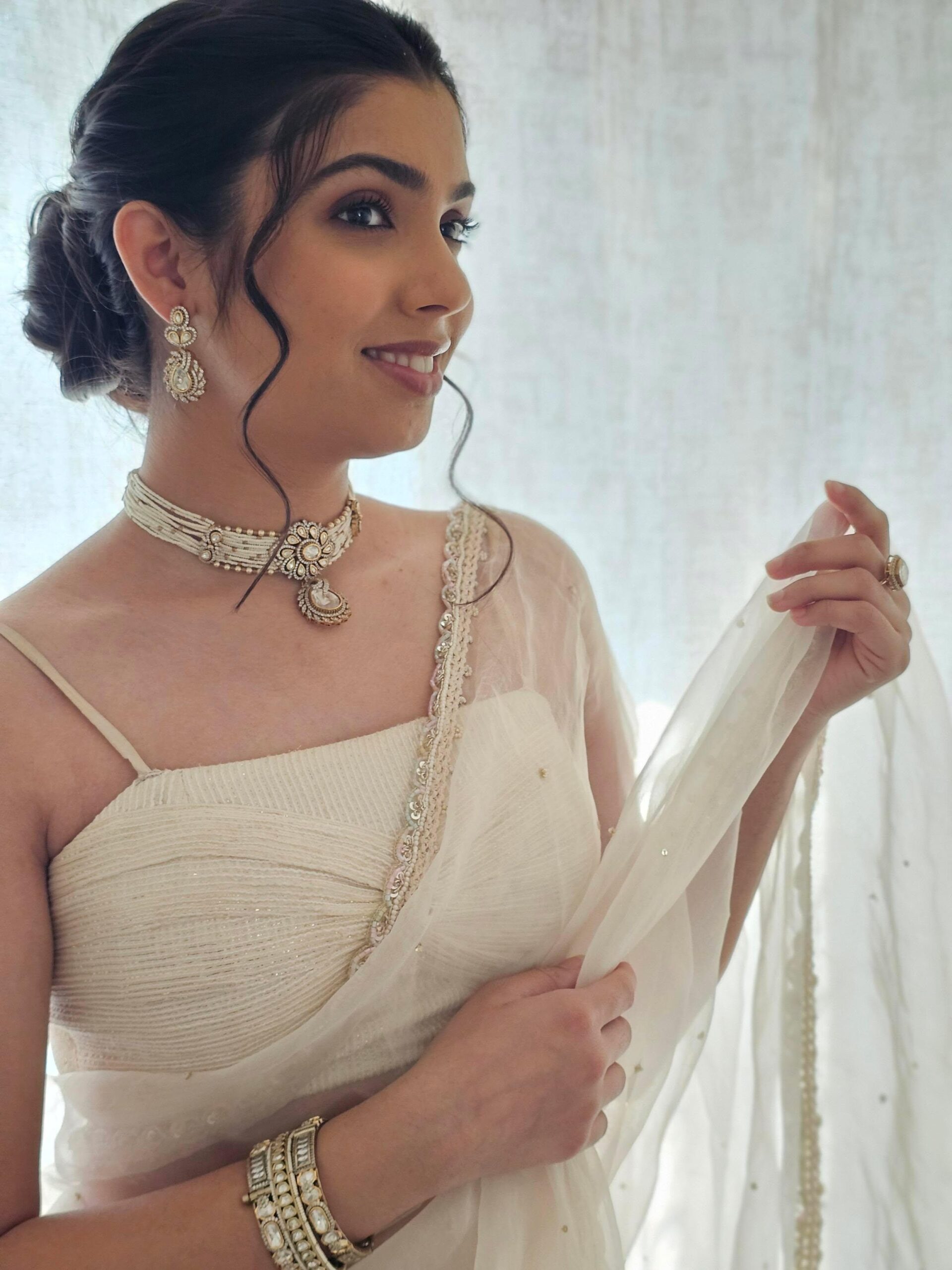 Ila pearl and polki choker Thumbnail