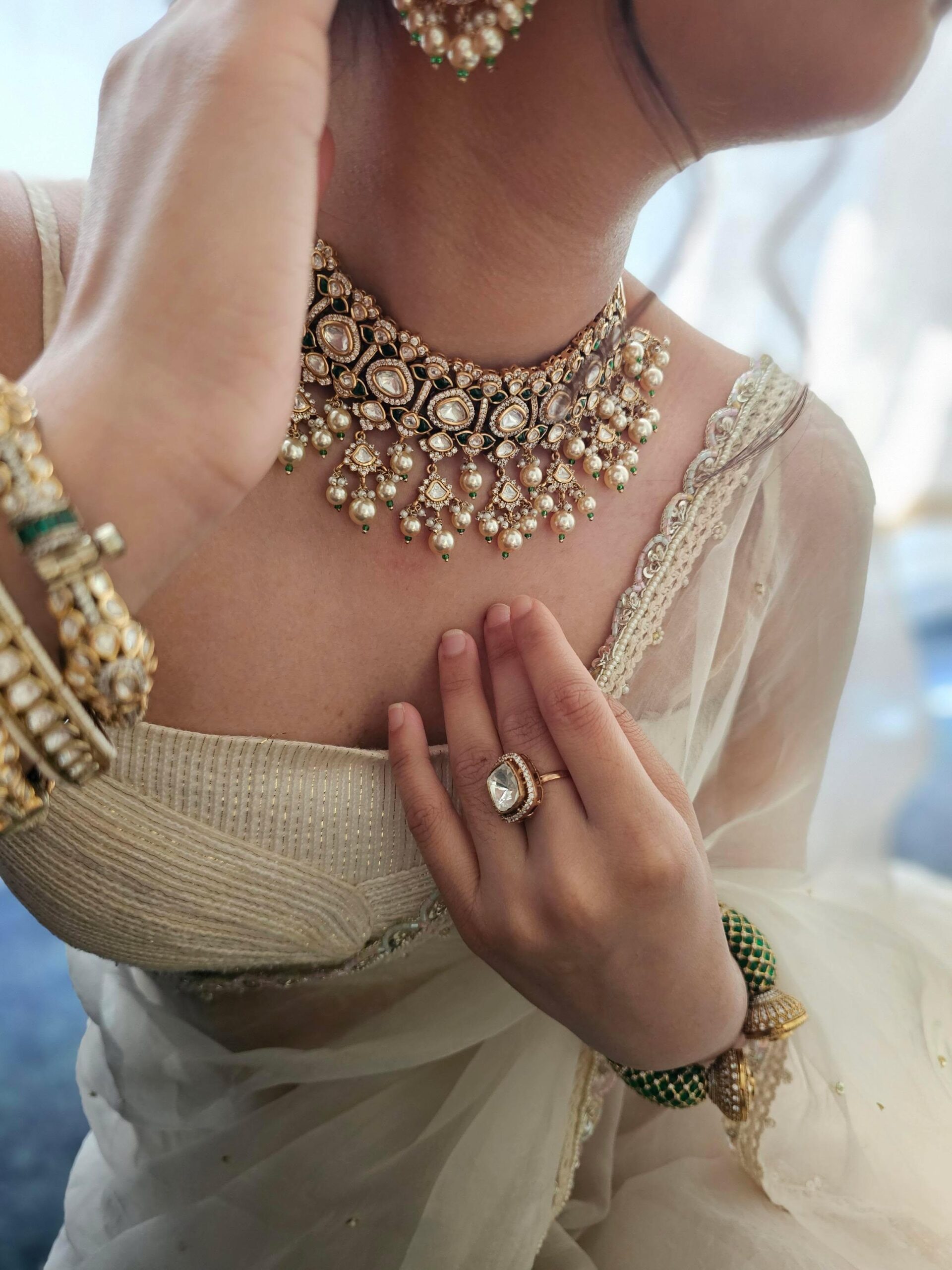 Kashvi polki necklace Thumbnail