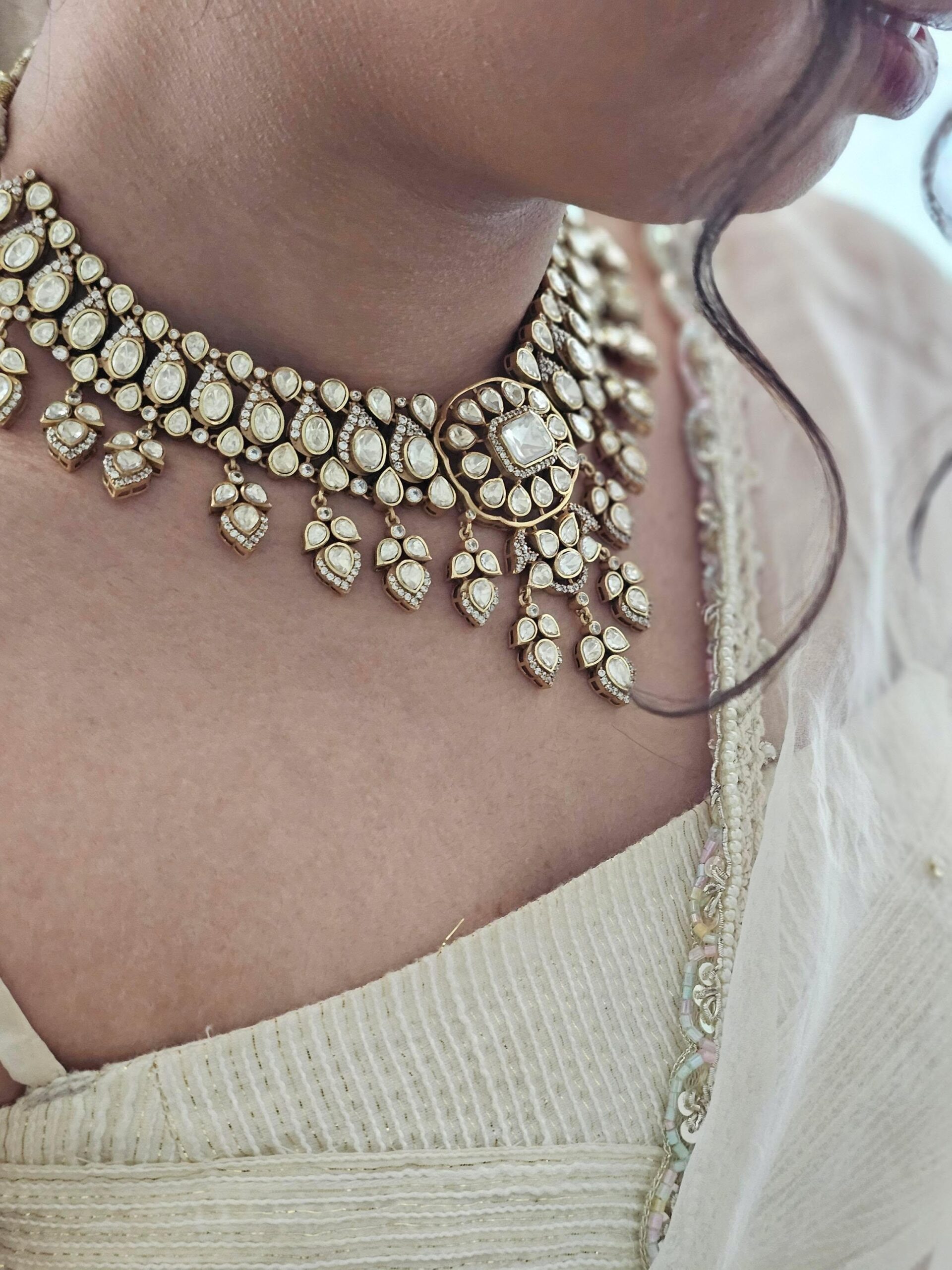 Naisha polki necklace Thumbnail