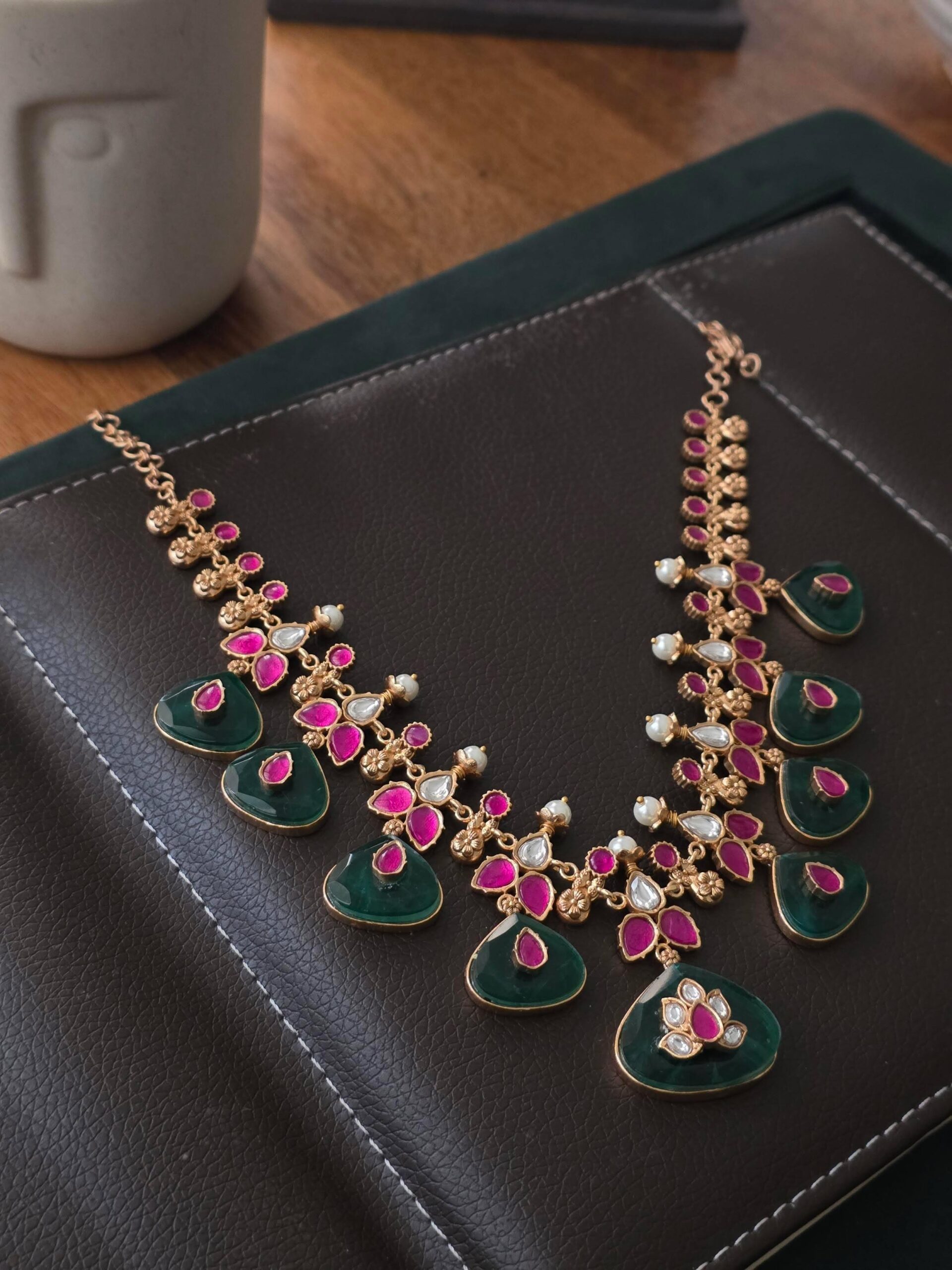 Kai handcrafted quartz necklace Thumbnail