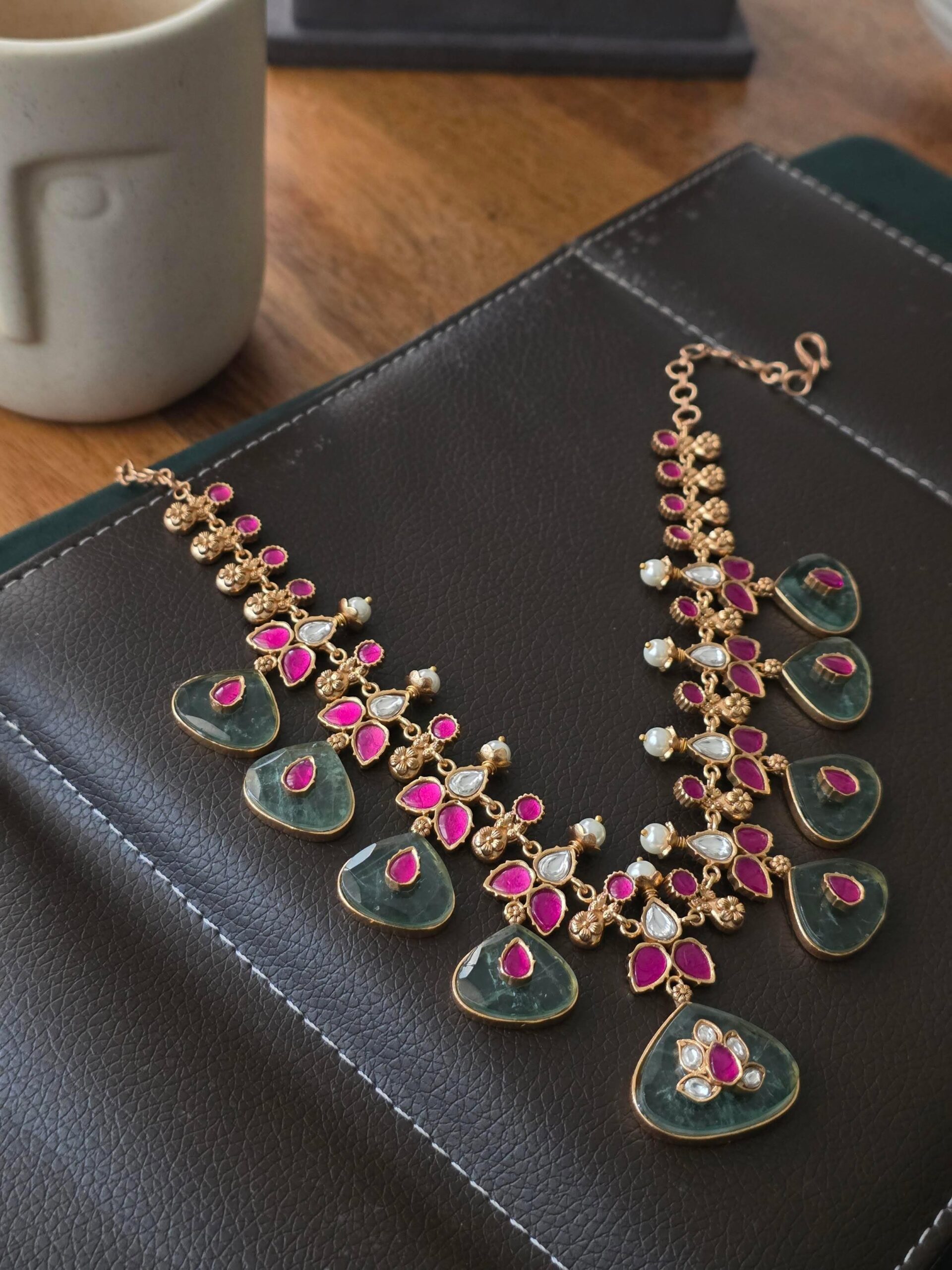 Kai handcrafted quartz necklace Thumbnail