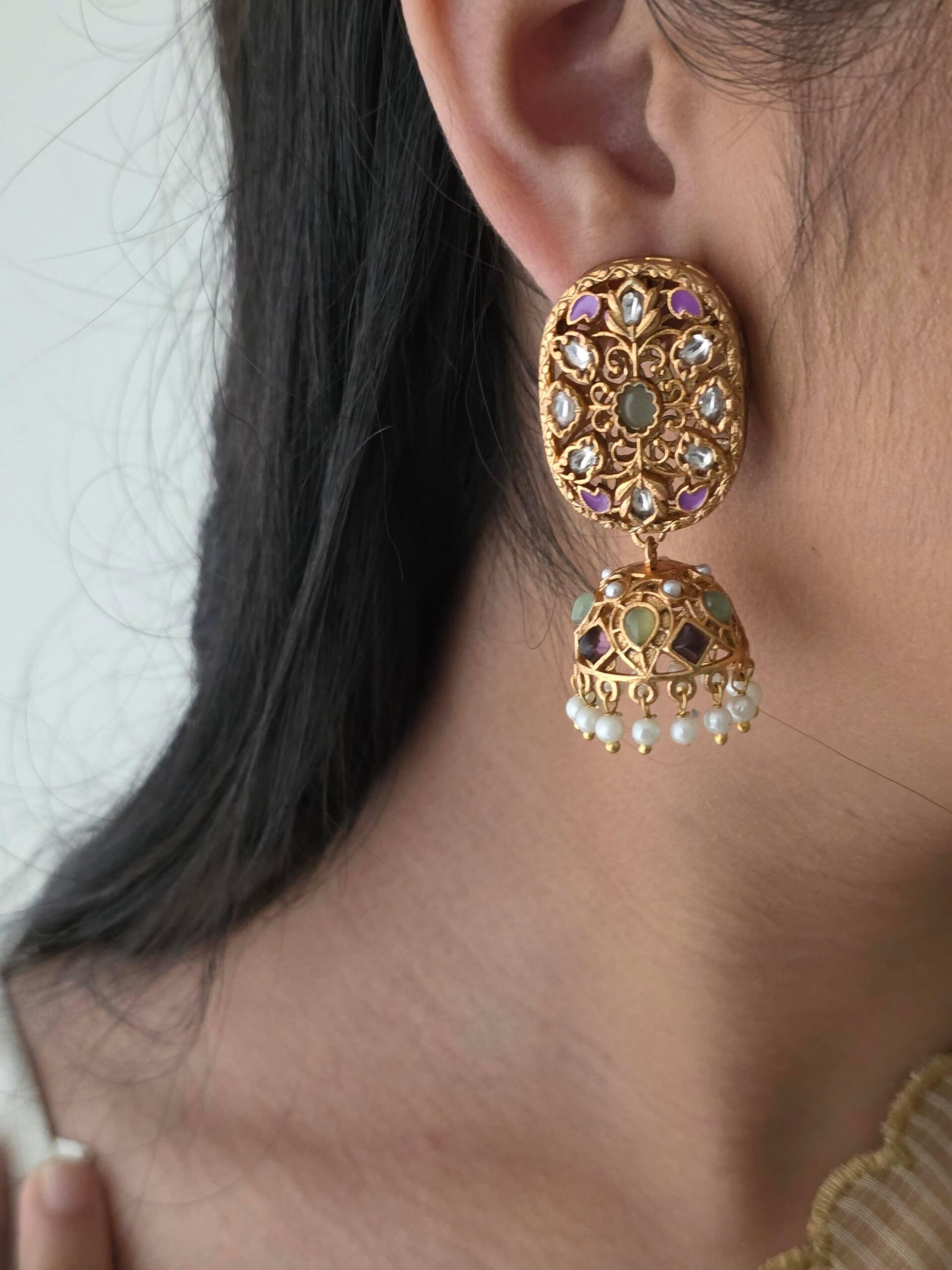 Shruti handcrafted jhumki Thumbnail