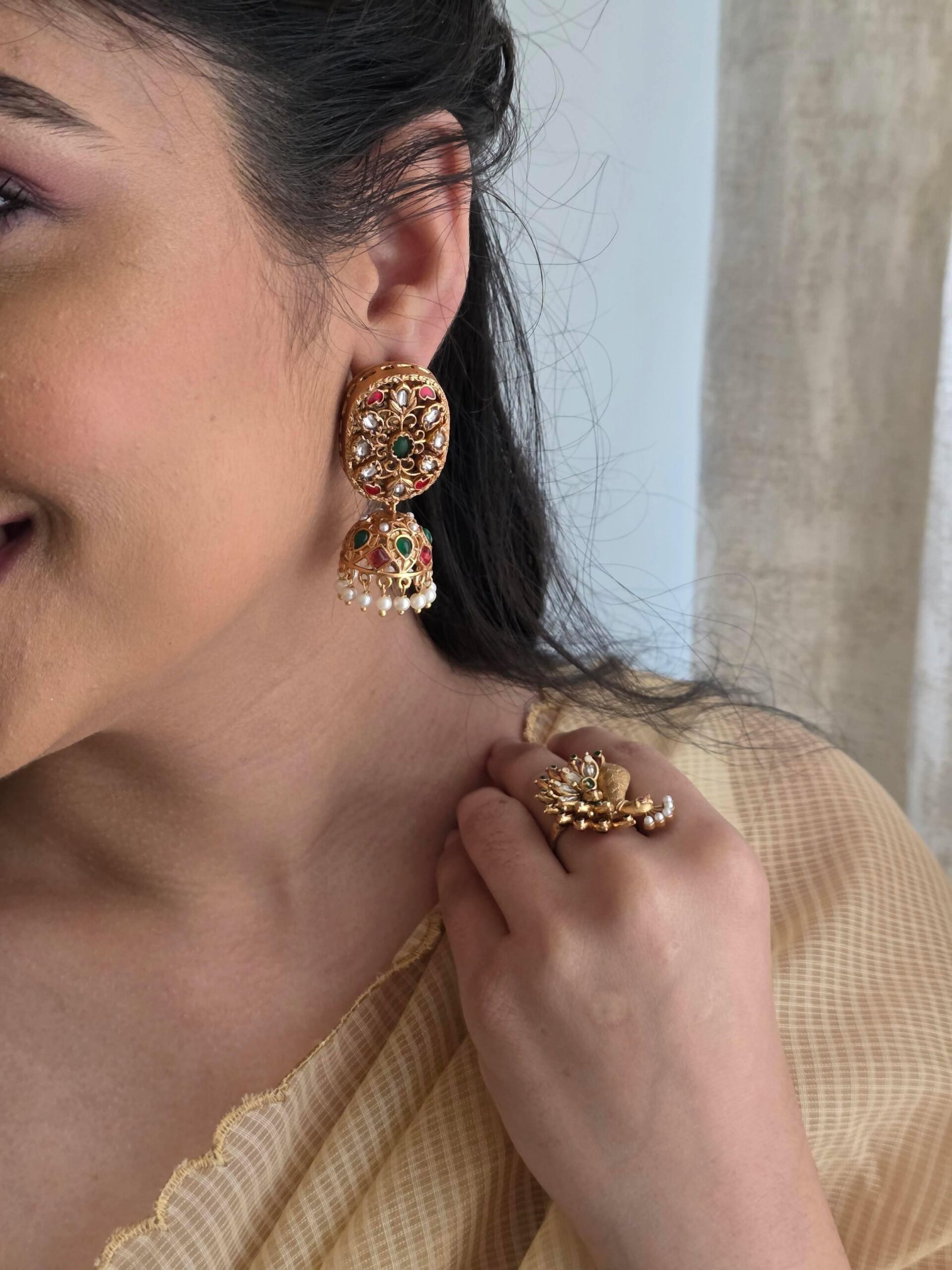 Shruti handcrafted jhumki Thumbnail